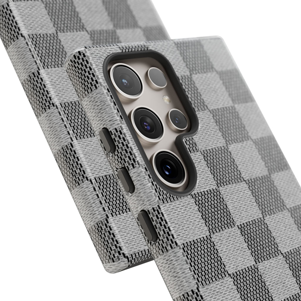 Checkered Grey Phone Case
