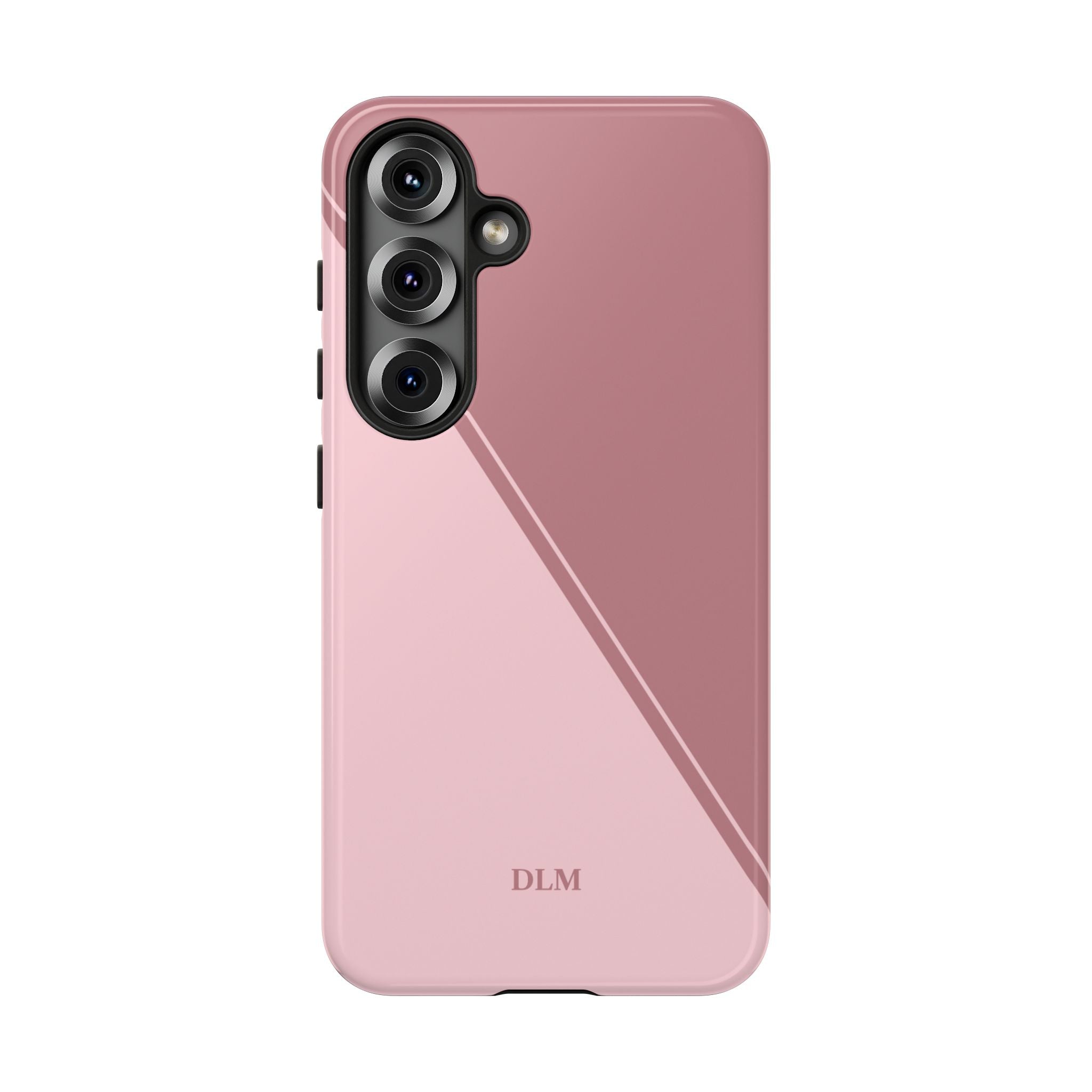 Pinks Two Tone Custom Initials Case