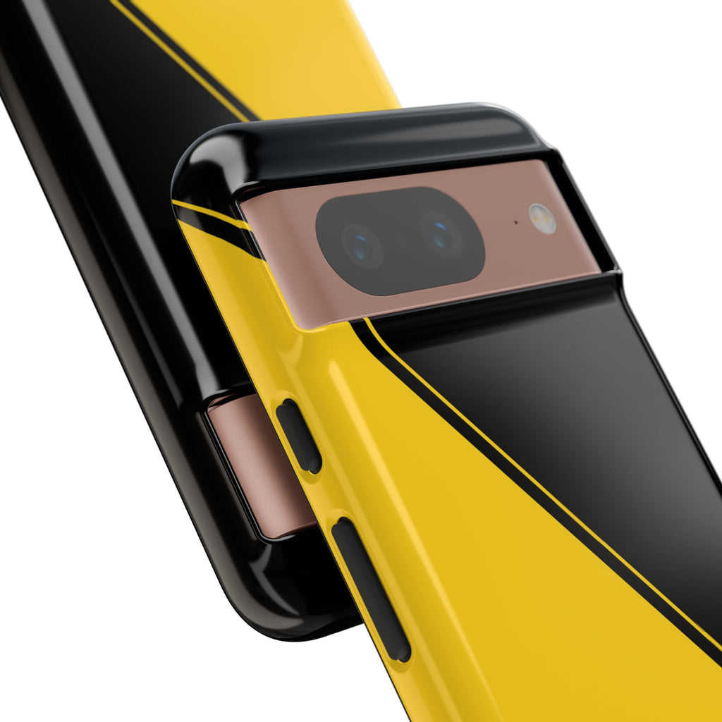 Yellow/Black Two Tone Custom Initials Case