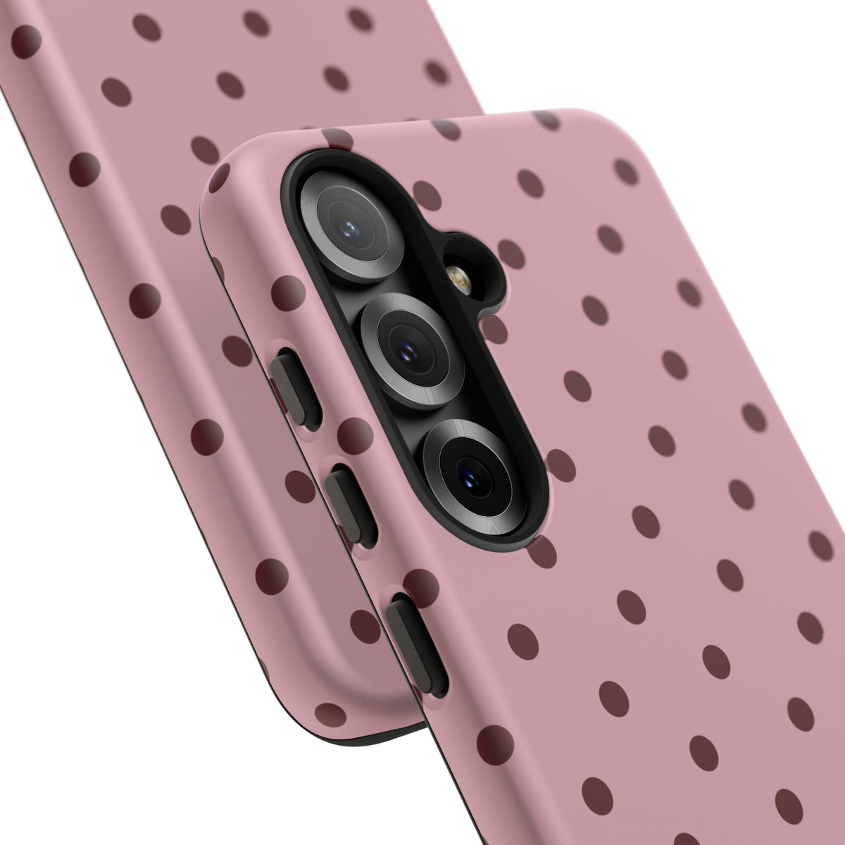 Berry Blush Personalised Polka Dot Case