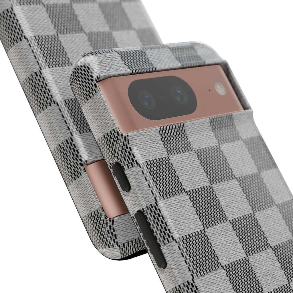 Checkered Grey Phone Case