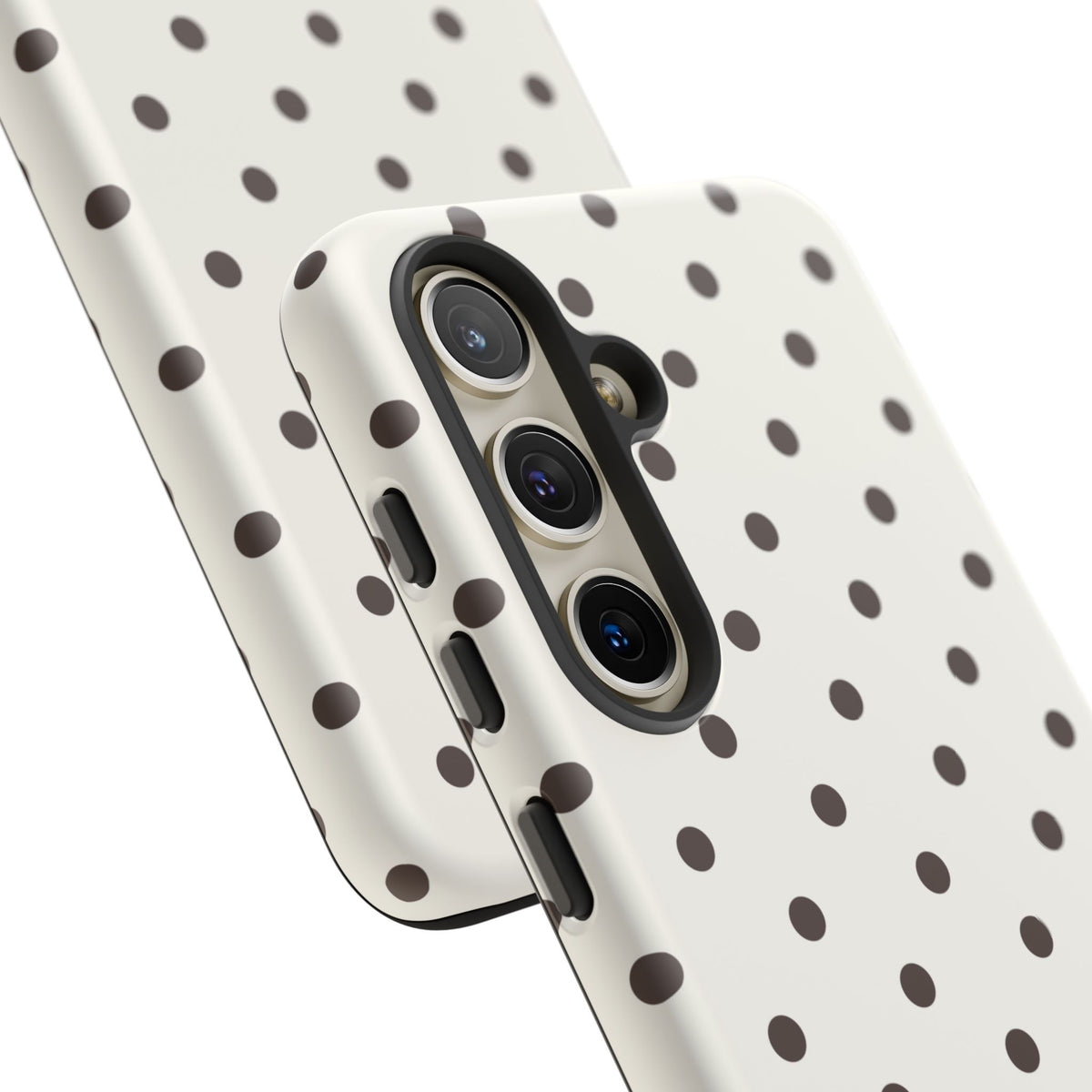 Creamy Mocha Personalised Polka Dot Case