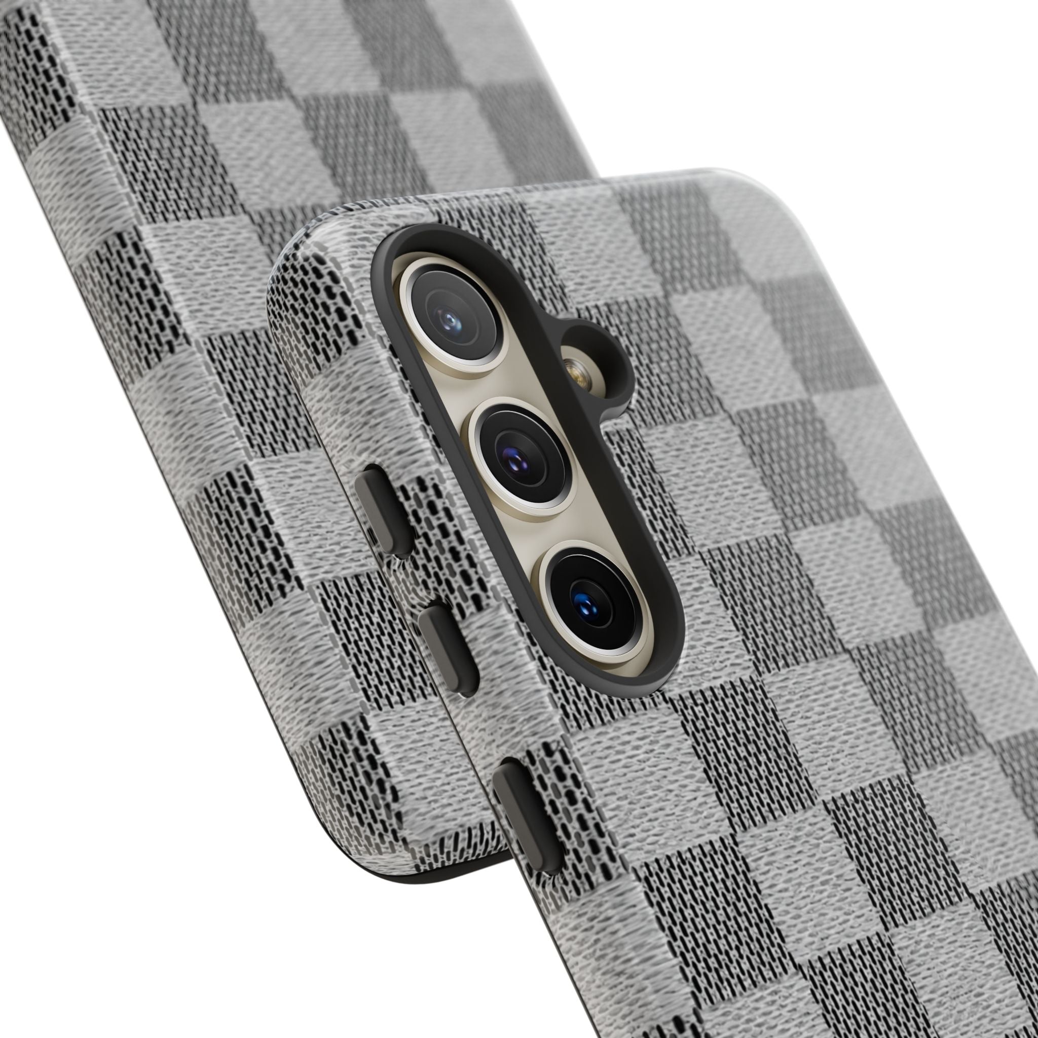 Checkered Grey Phone Case