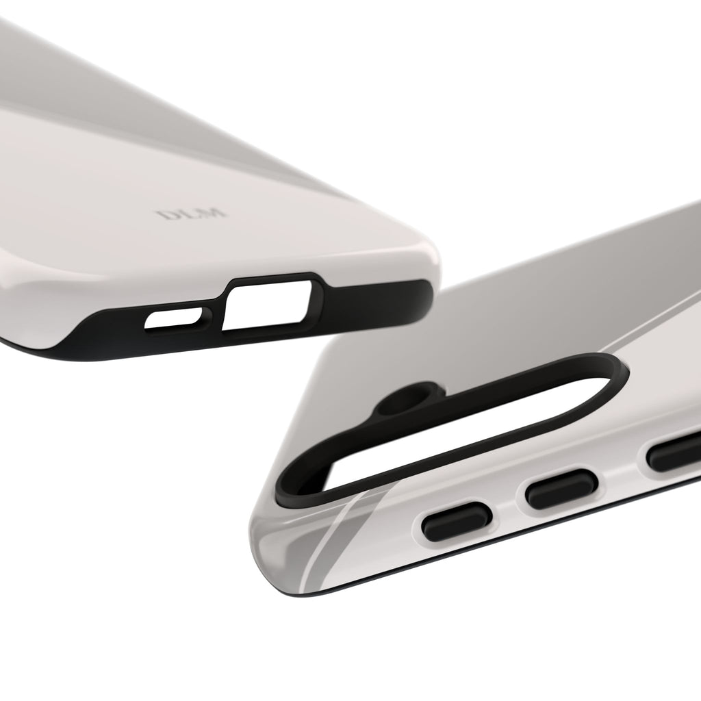 Grey Two Tone Case Custom Initials Case