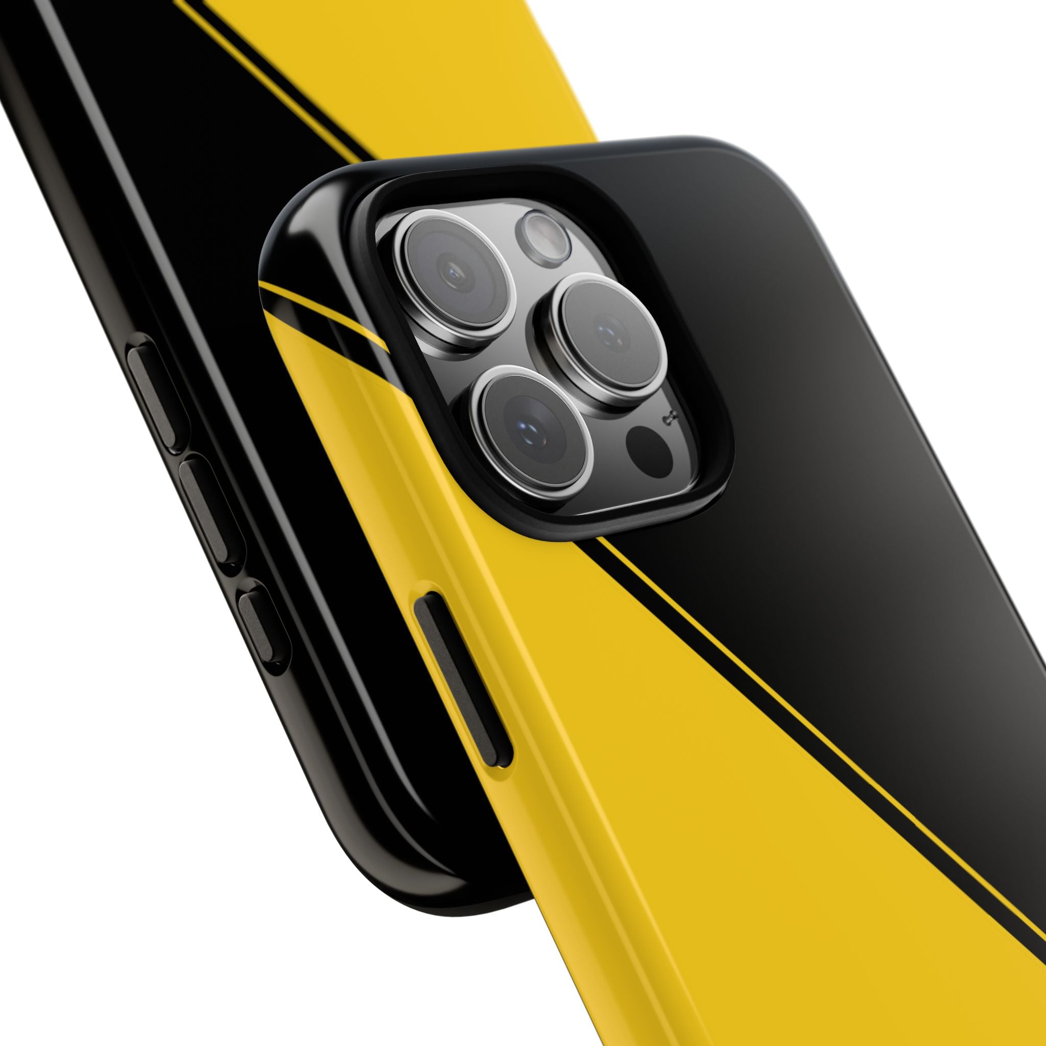 Yellow/Black Two Tone Custom Initials Case