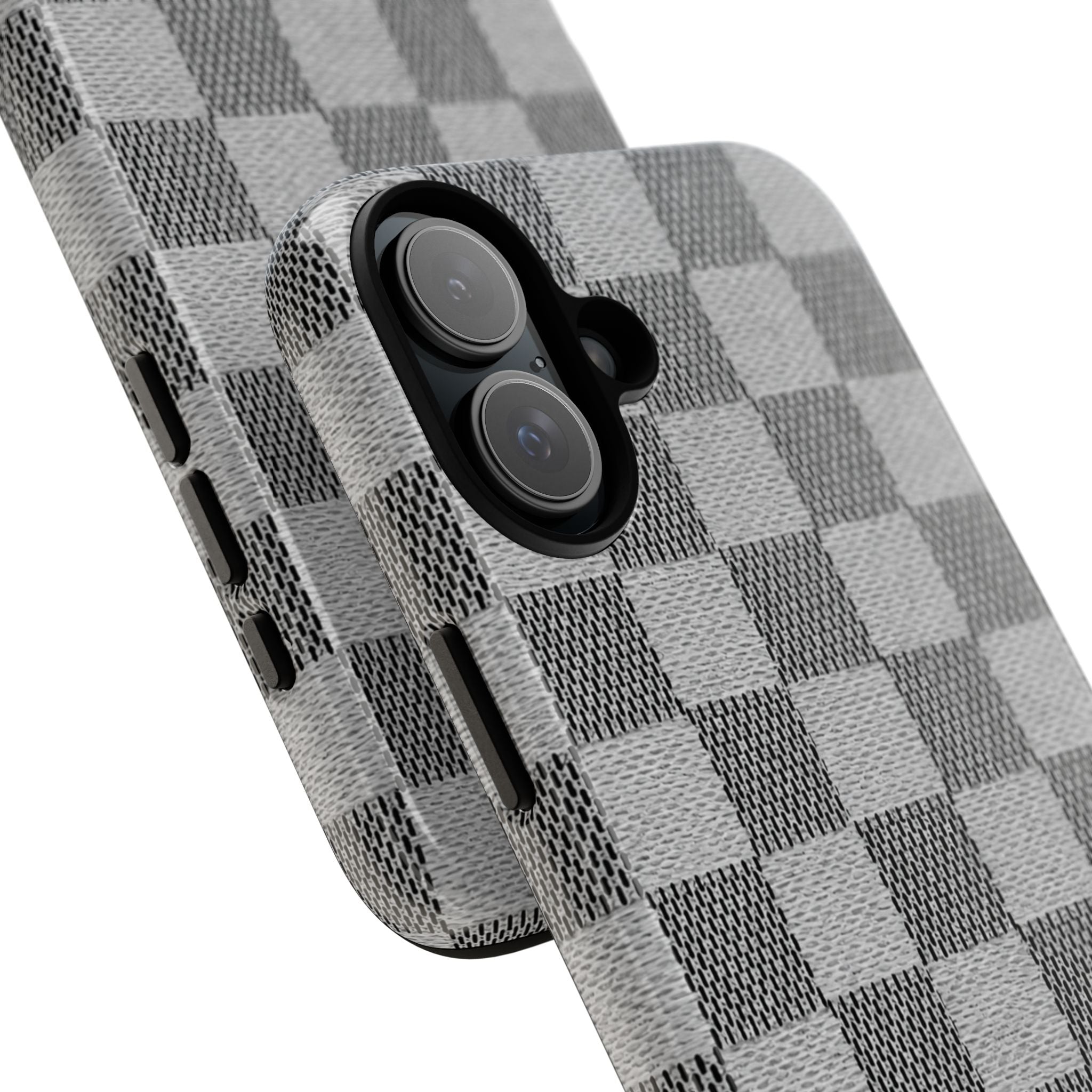 Checkered Grey Phone Case