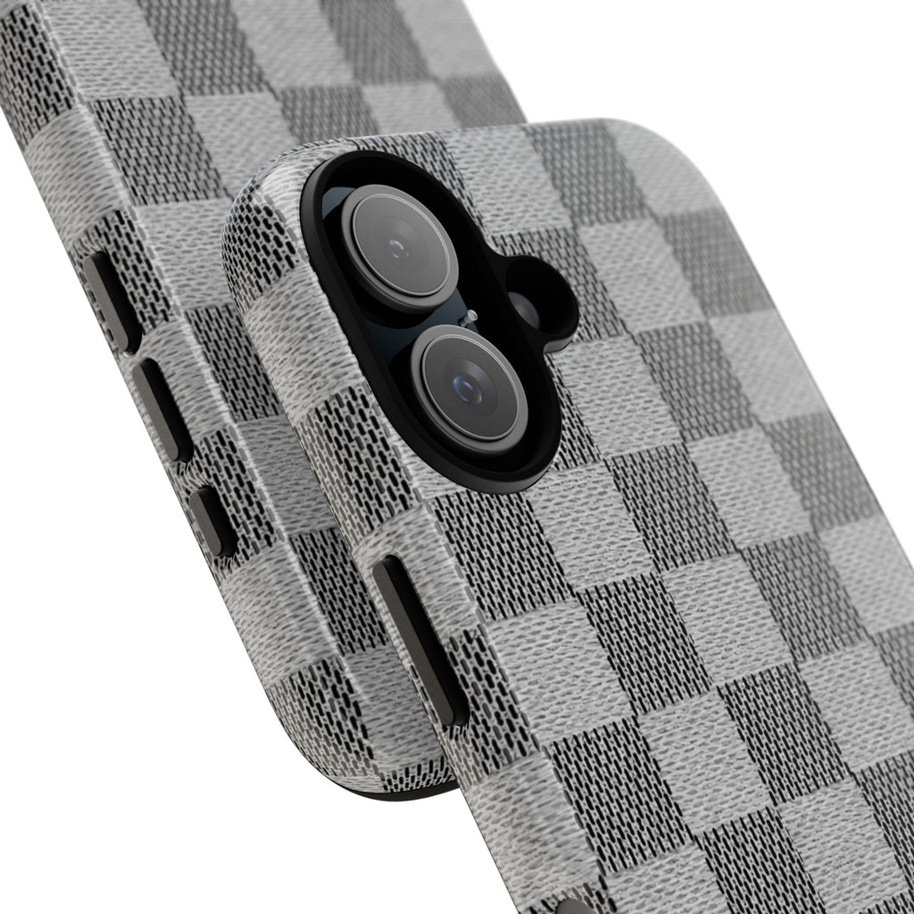 Checkered Grey Phone Case