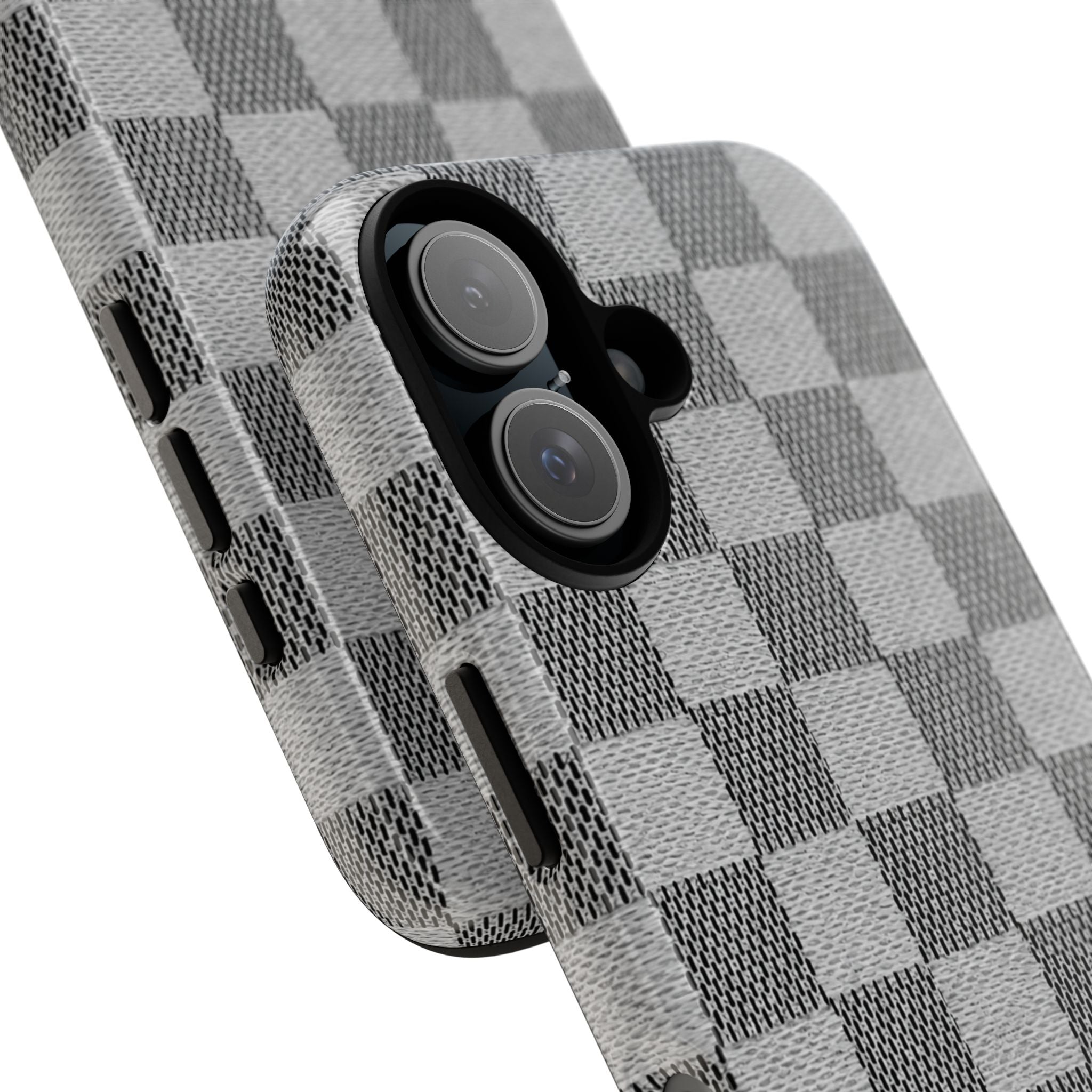 Checkered Grey Phone Case