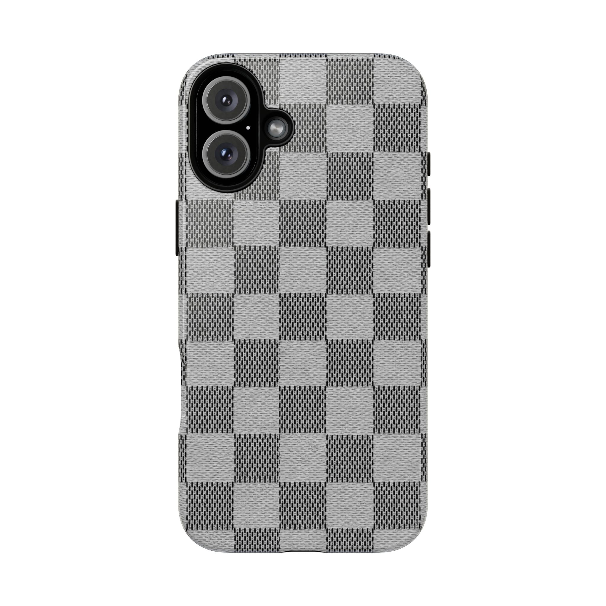 Checkered Grey Phone Case