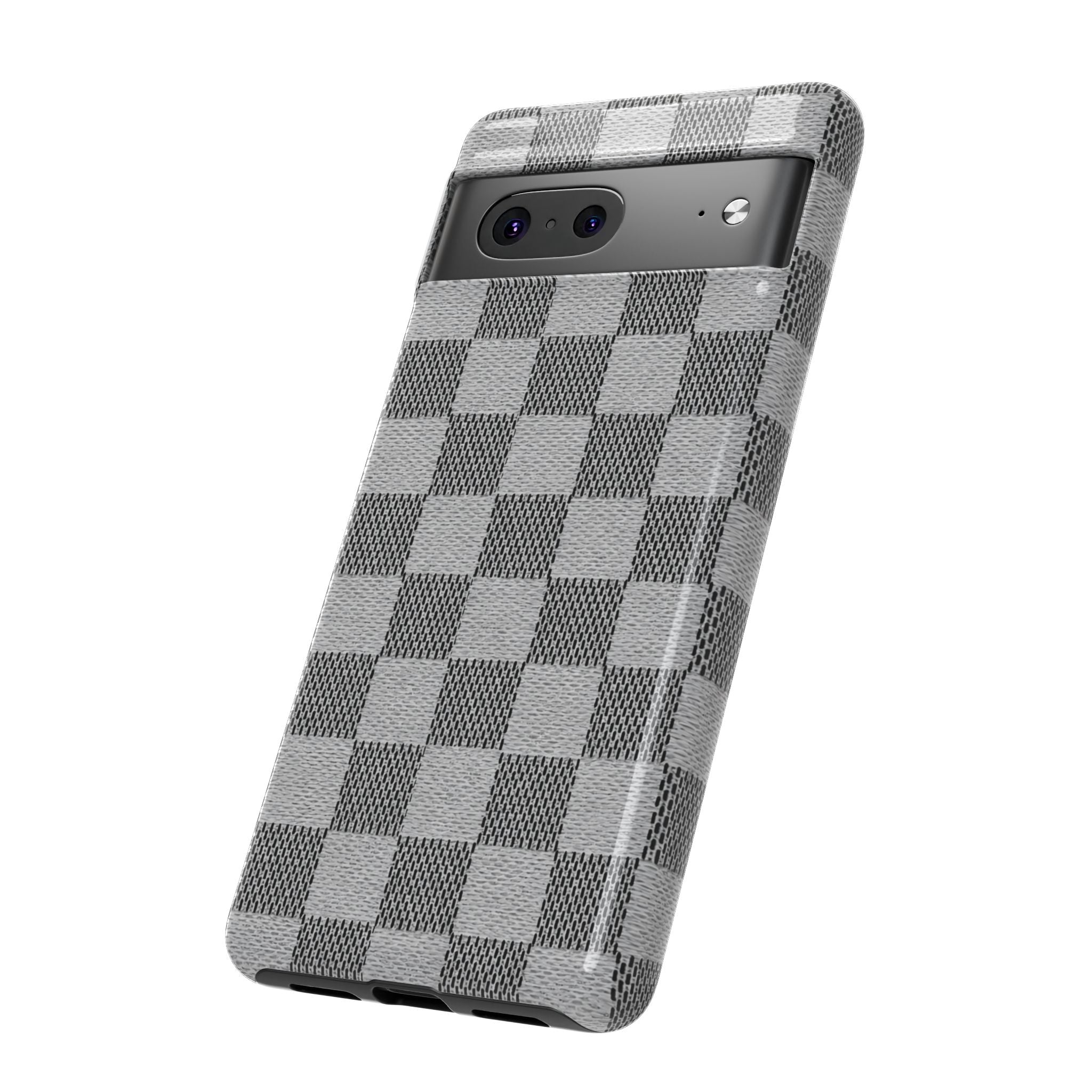 Checkered Grey Phone Case