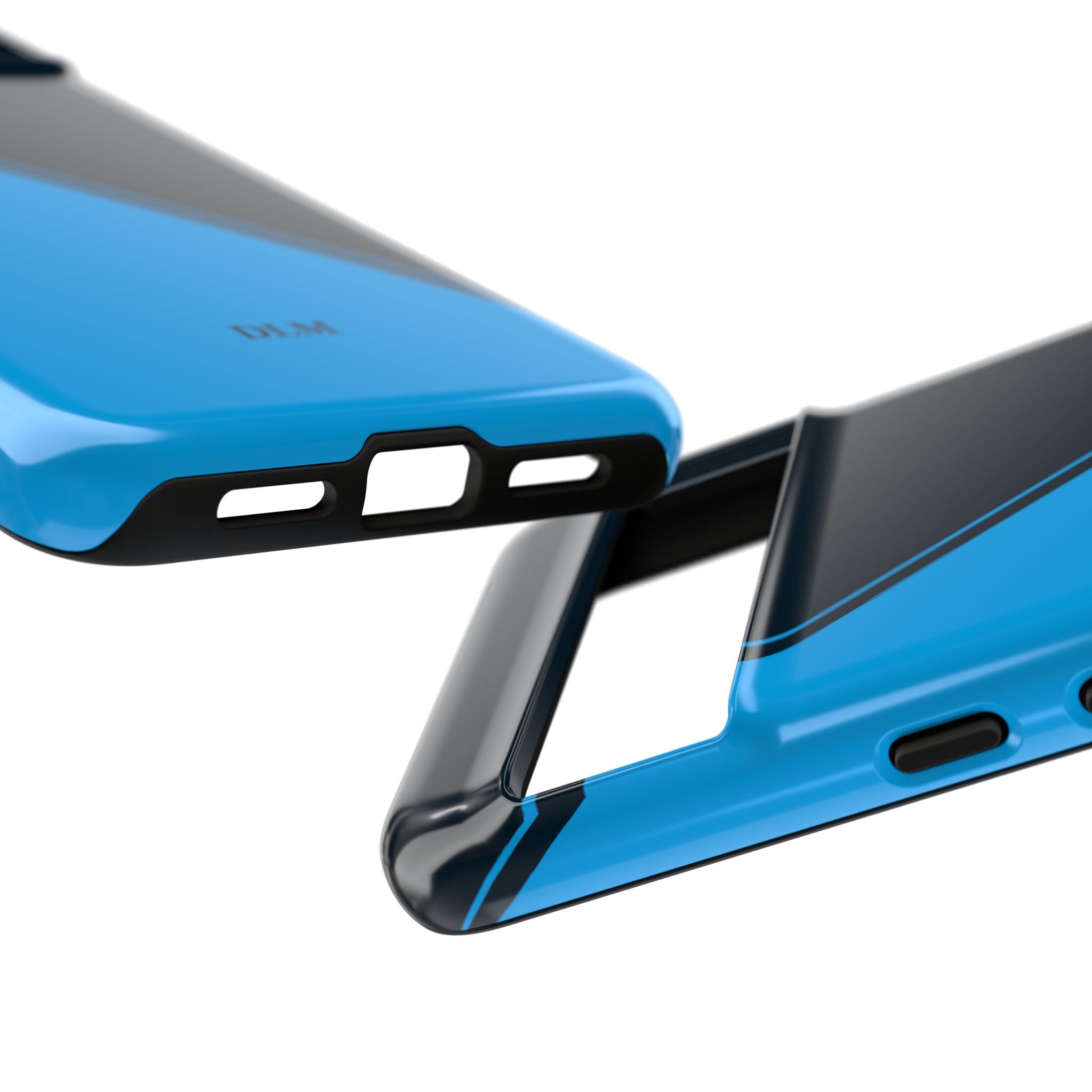Blues Two Tone Custom Initials Case