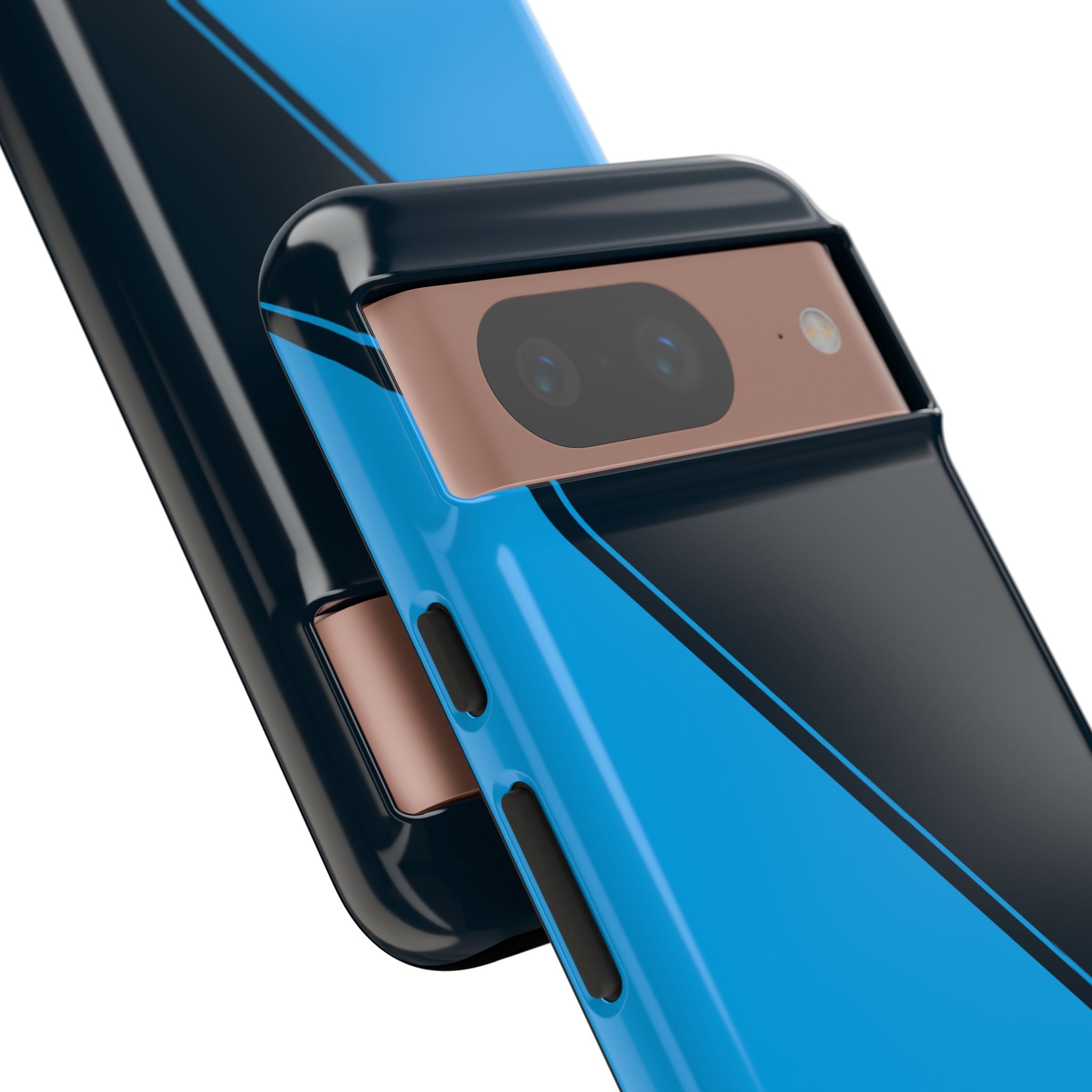 Blues Two Tone Custom Initials Case