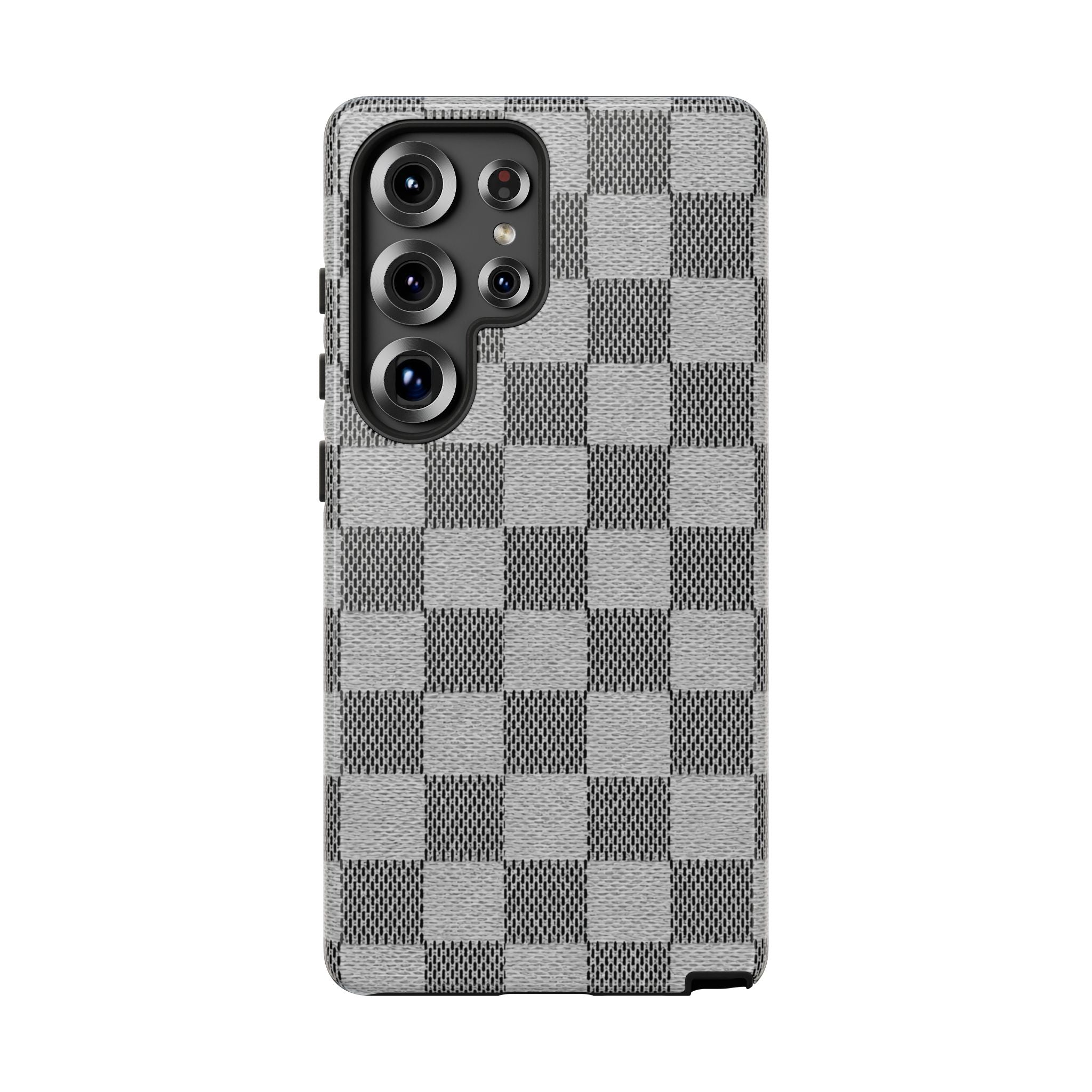 Checkered Grey Phone Case