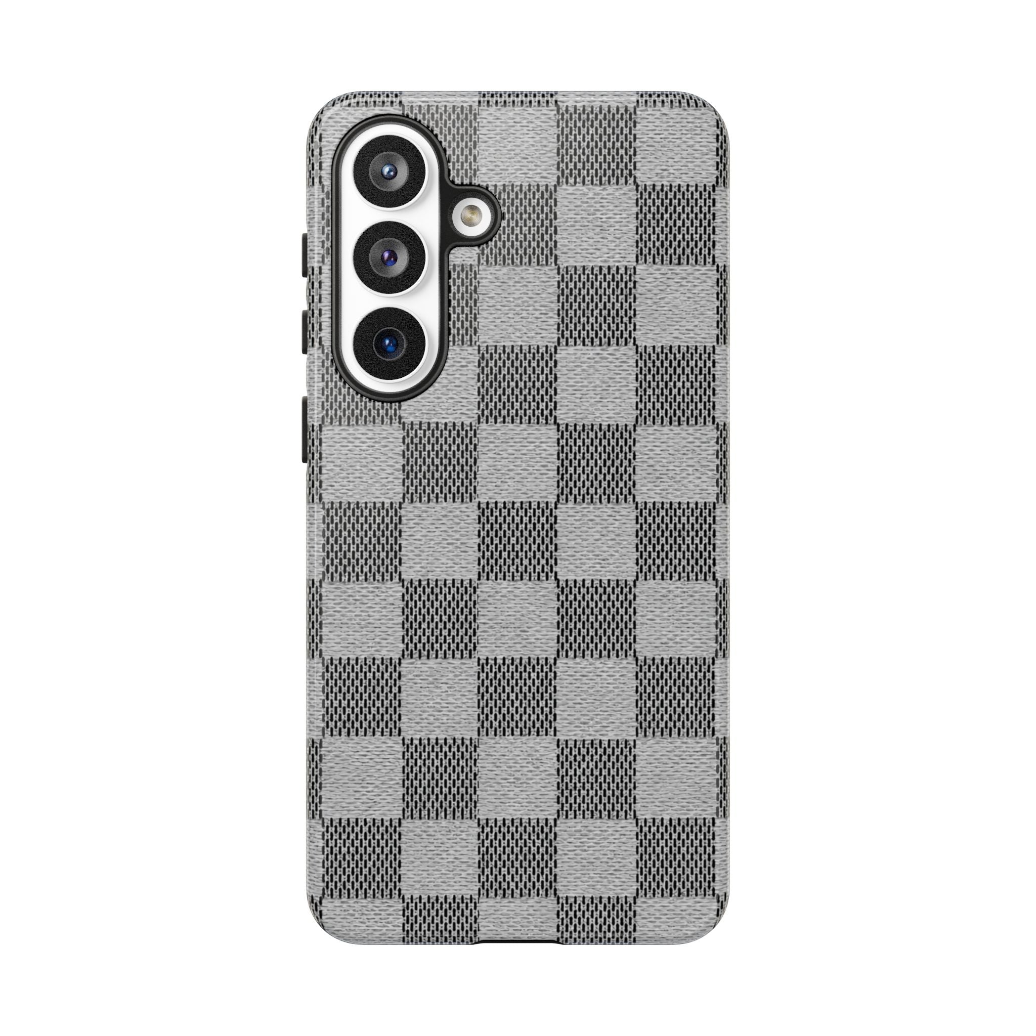 Checkered Grey Phone Case