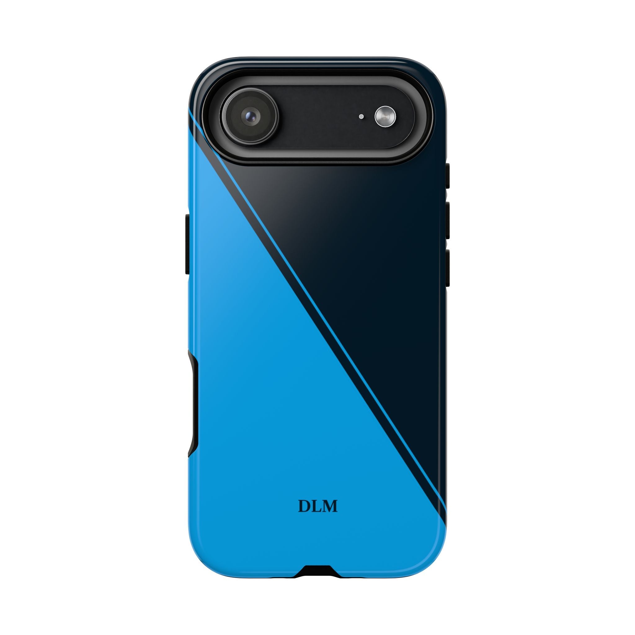 Blues Two Tone Custom Initials Case