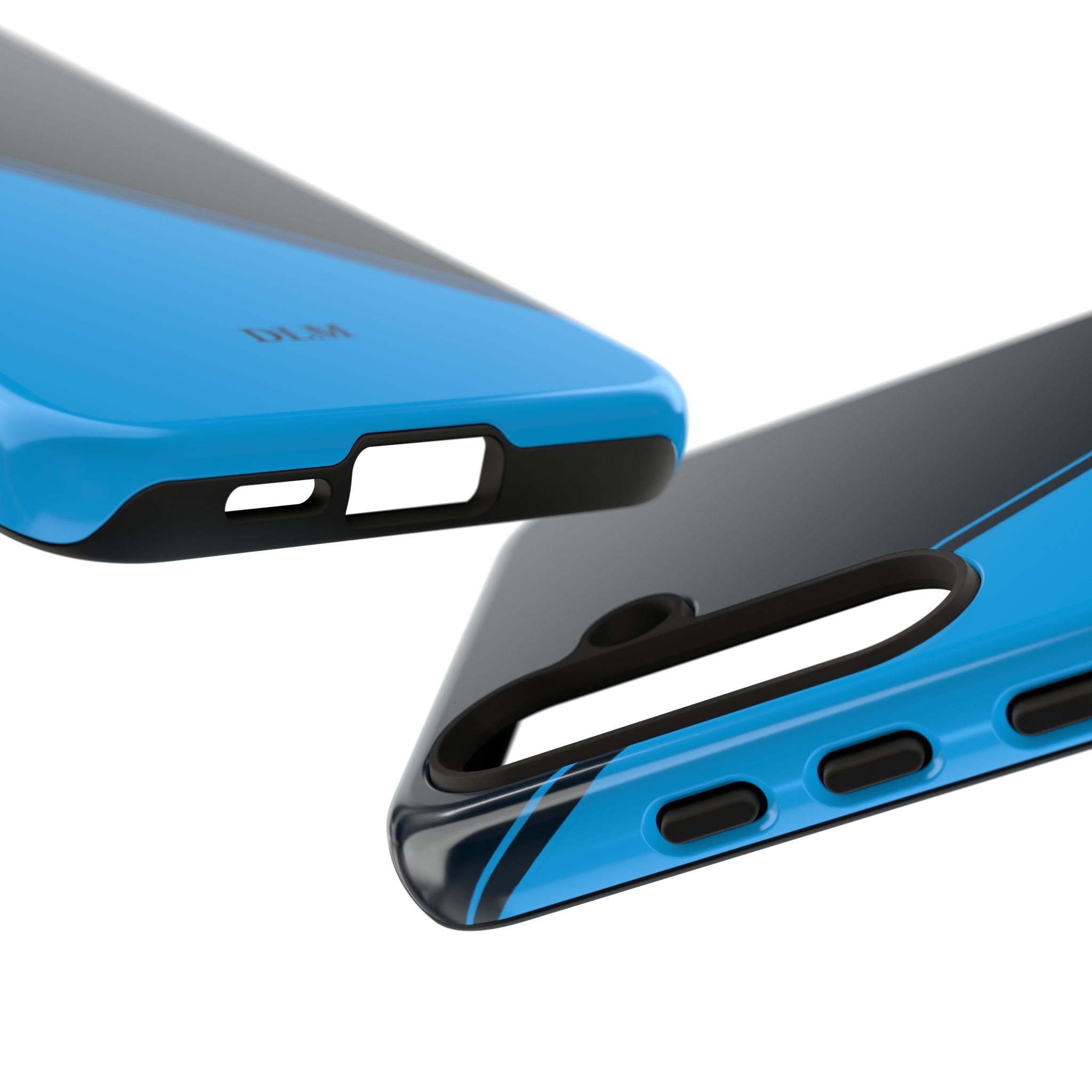Blues Two Tone Custom Initials Case