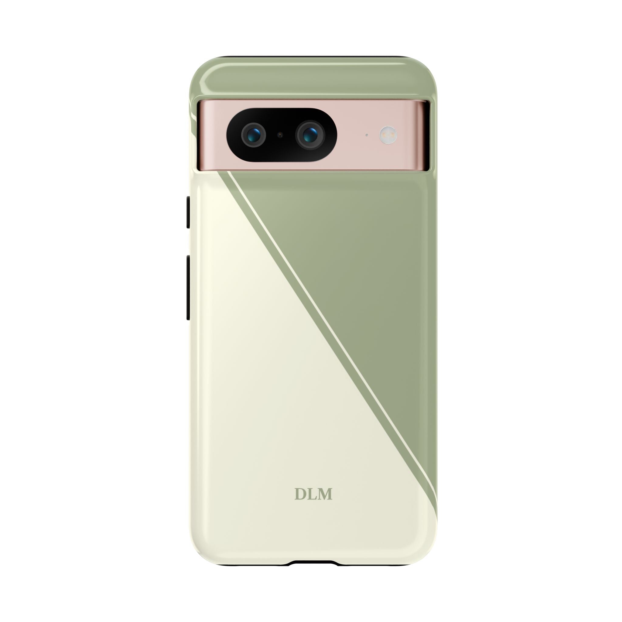 Matcha Two Tone Custom Initials Case