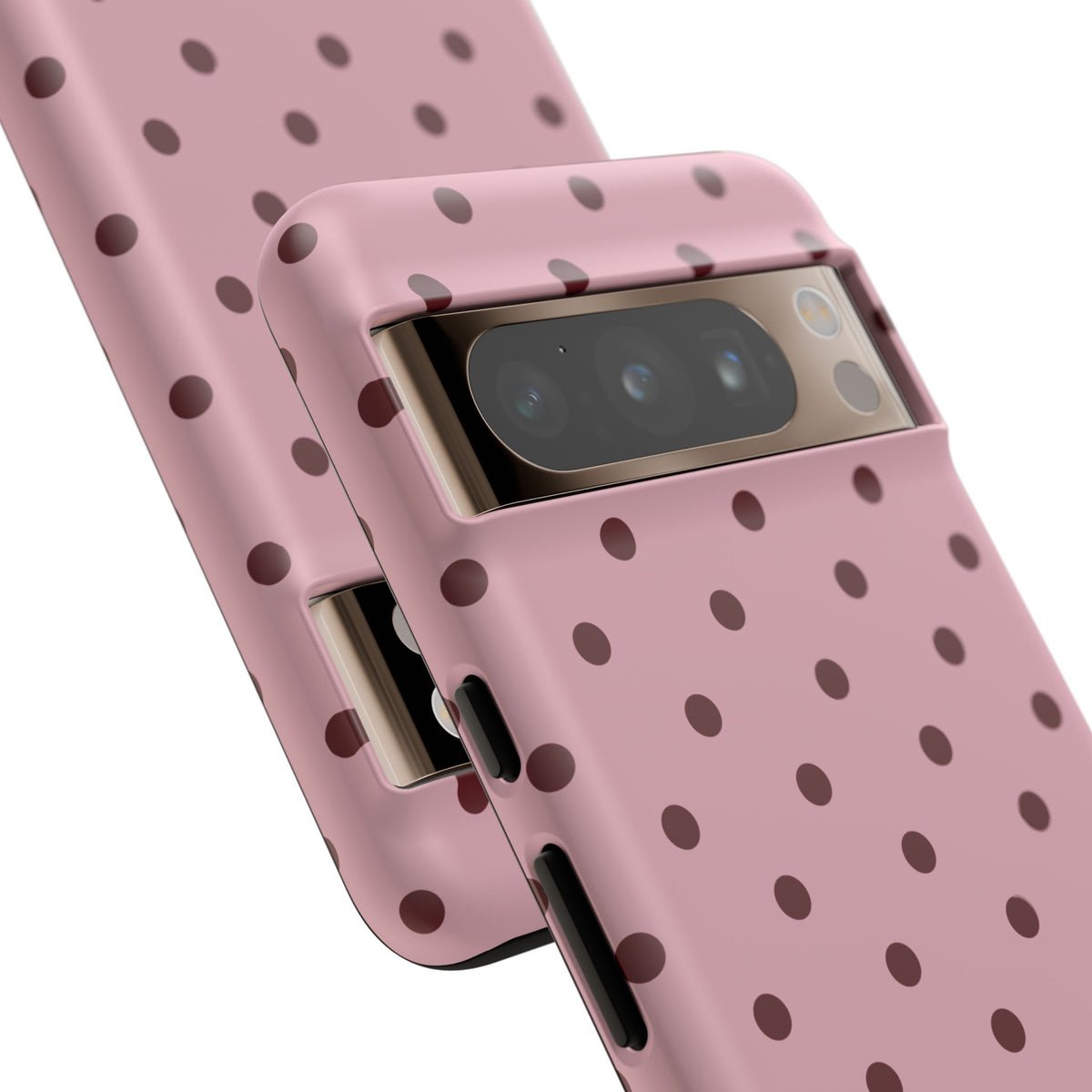 Berry Blush Personalised Polka Dot Case