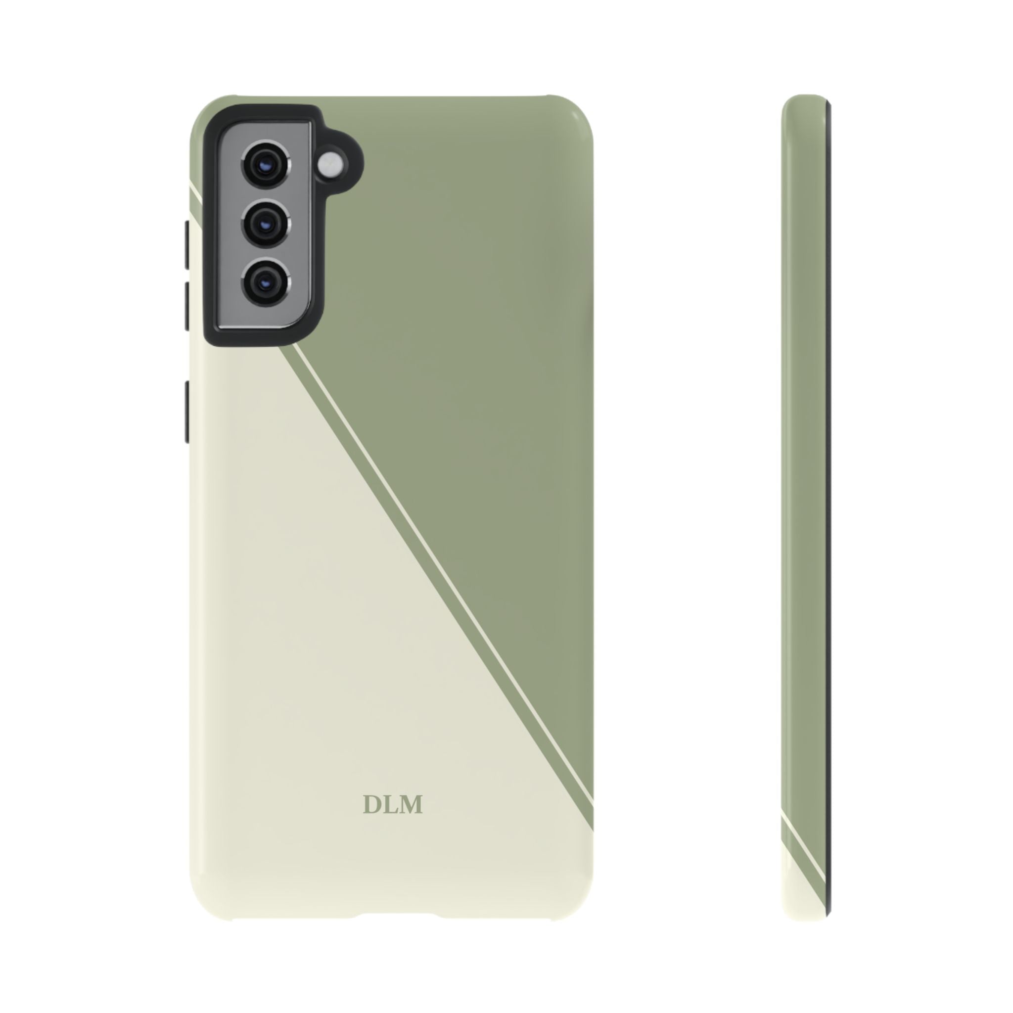Matcha Two Tone Custom Initials Case