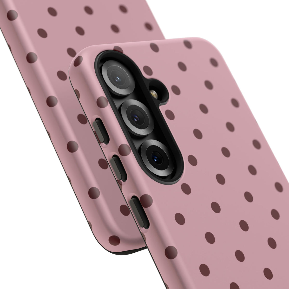 Berry Blush Personalised Polka Dot Case