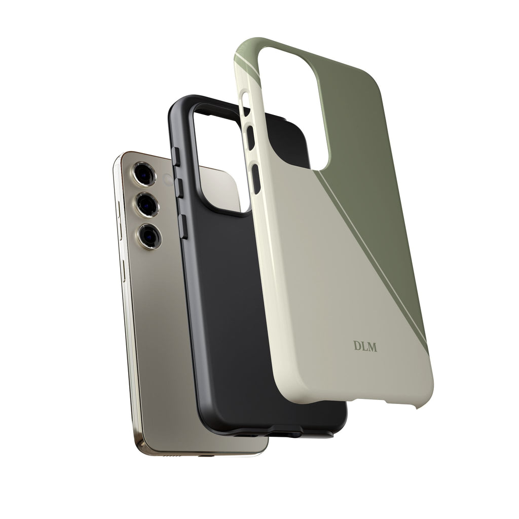 Matcha Two Tone Custom Initials Case