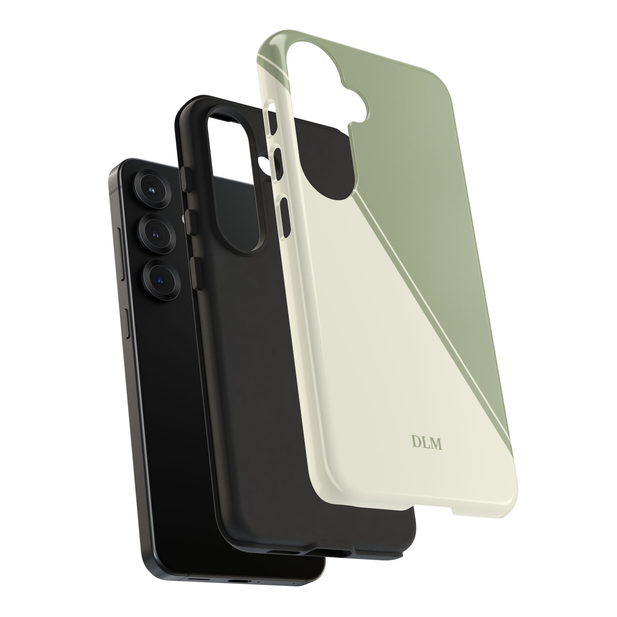 Matcha Two Tone Custom Initials Case