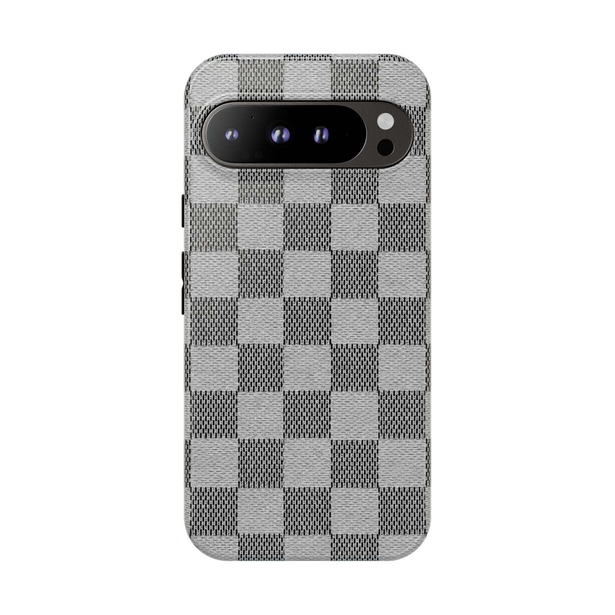 Checkered Grey Phone Case