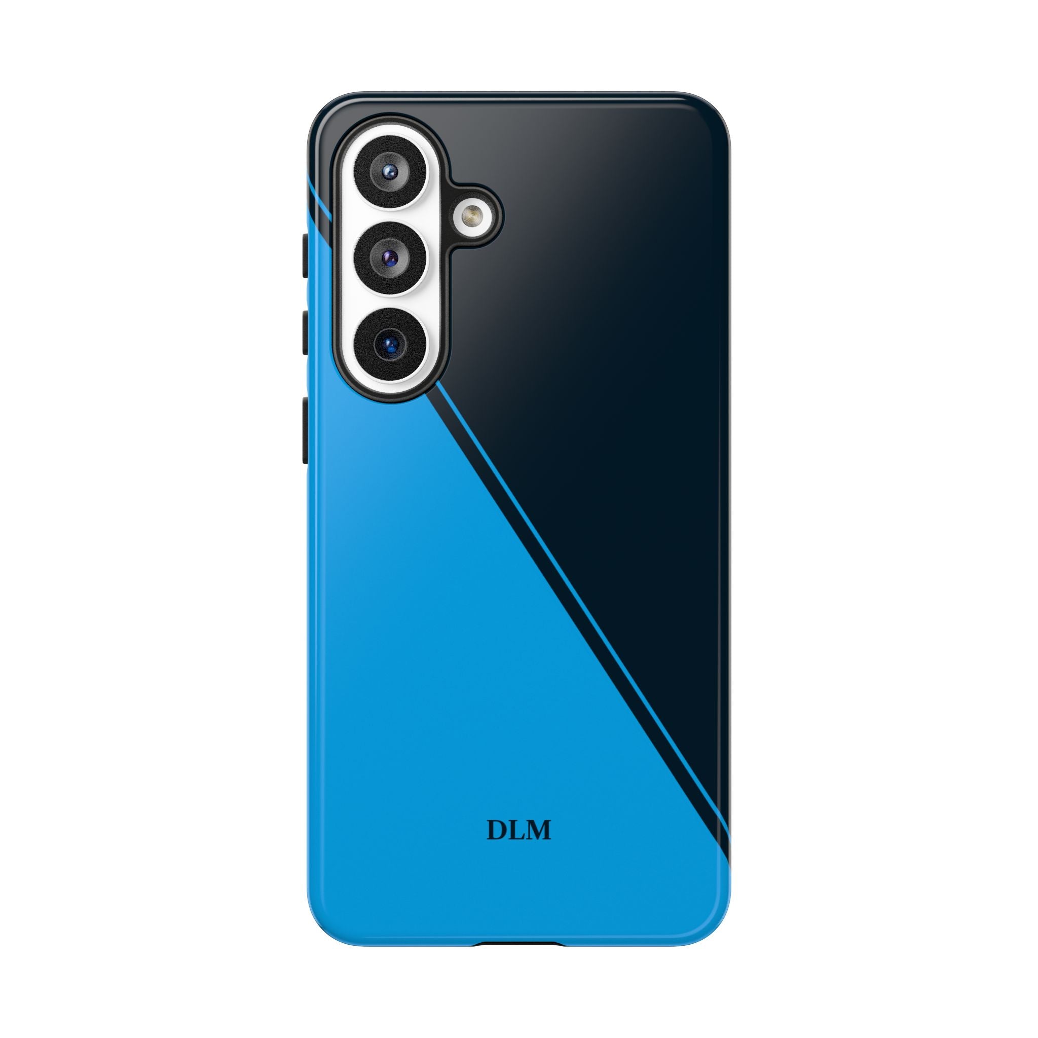 Blues Two Tone Custom Initials Case