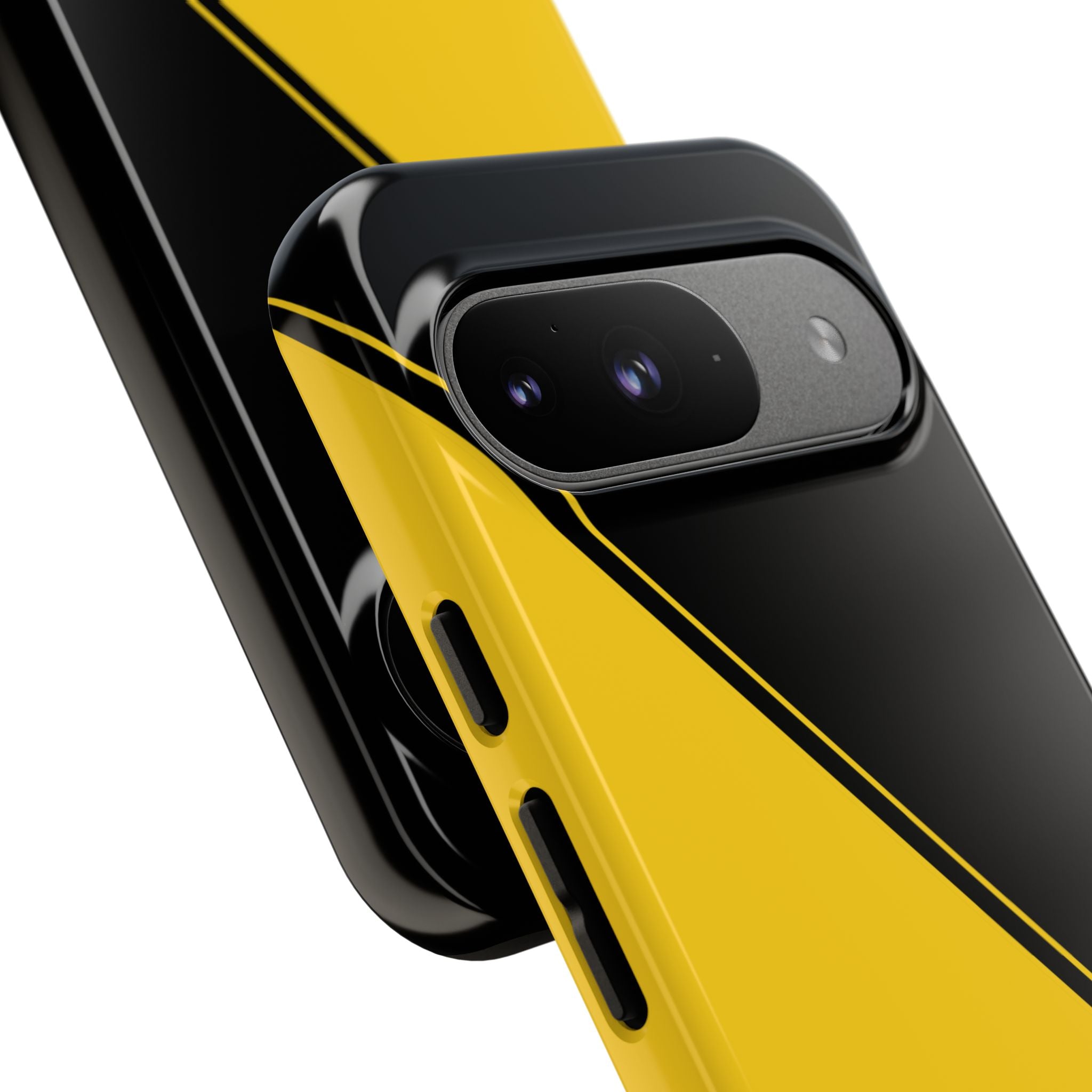 Yellow/Black Two Tone Custom Initials Case