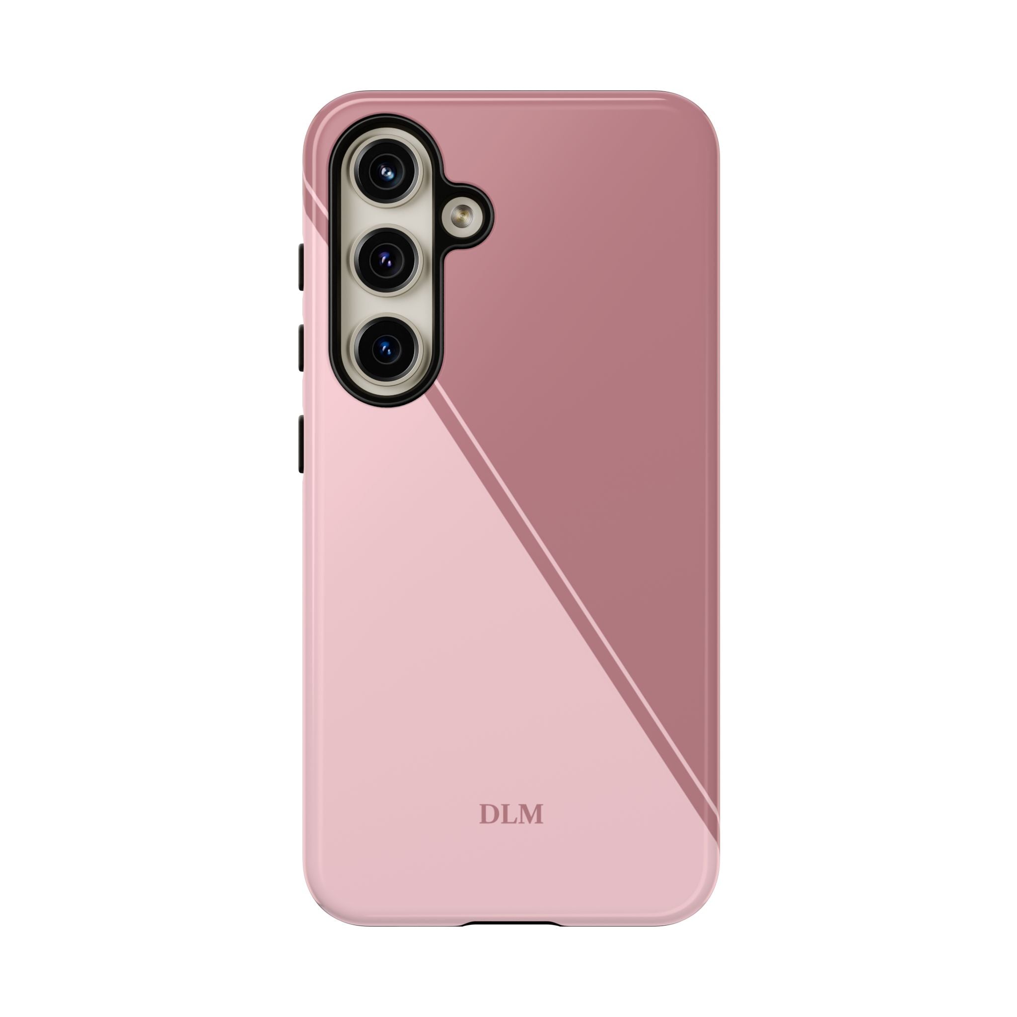 Pinks Two Tone Custom Initials Case