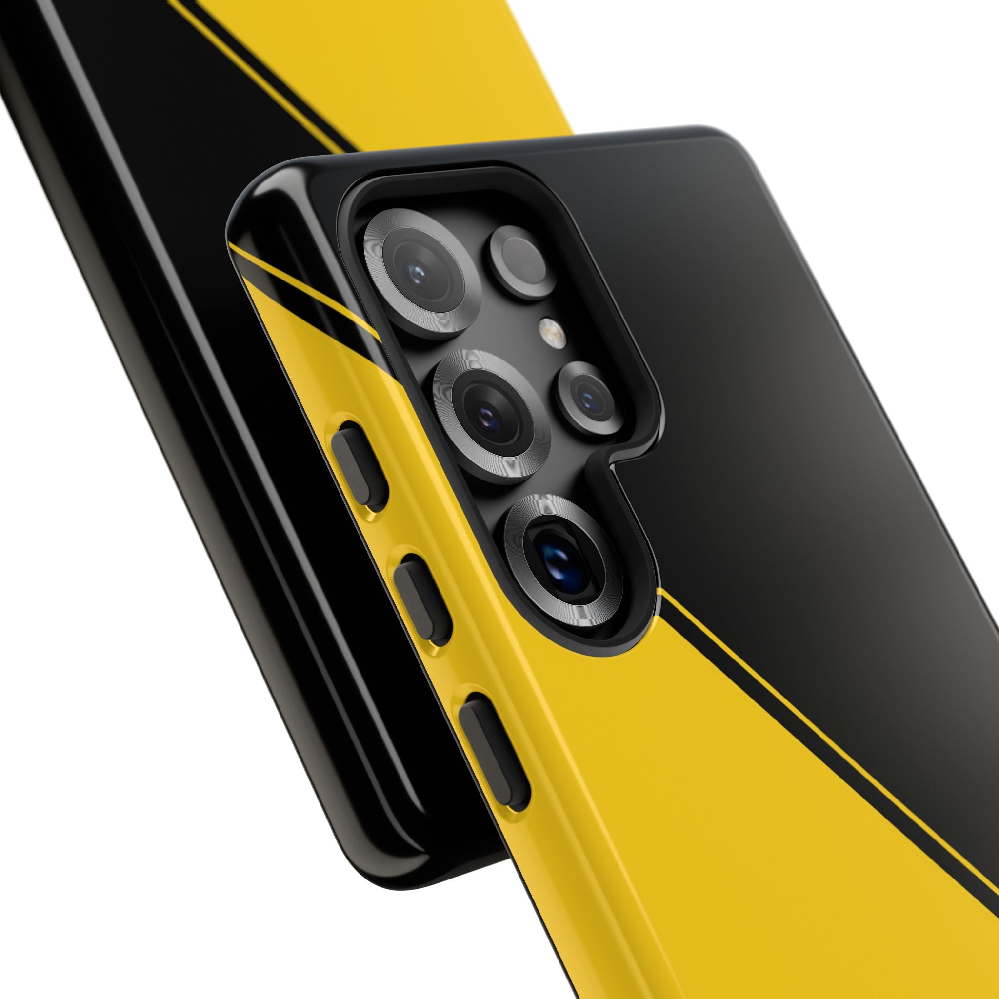 Yellow/Black Two Tone Custom Initials Case