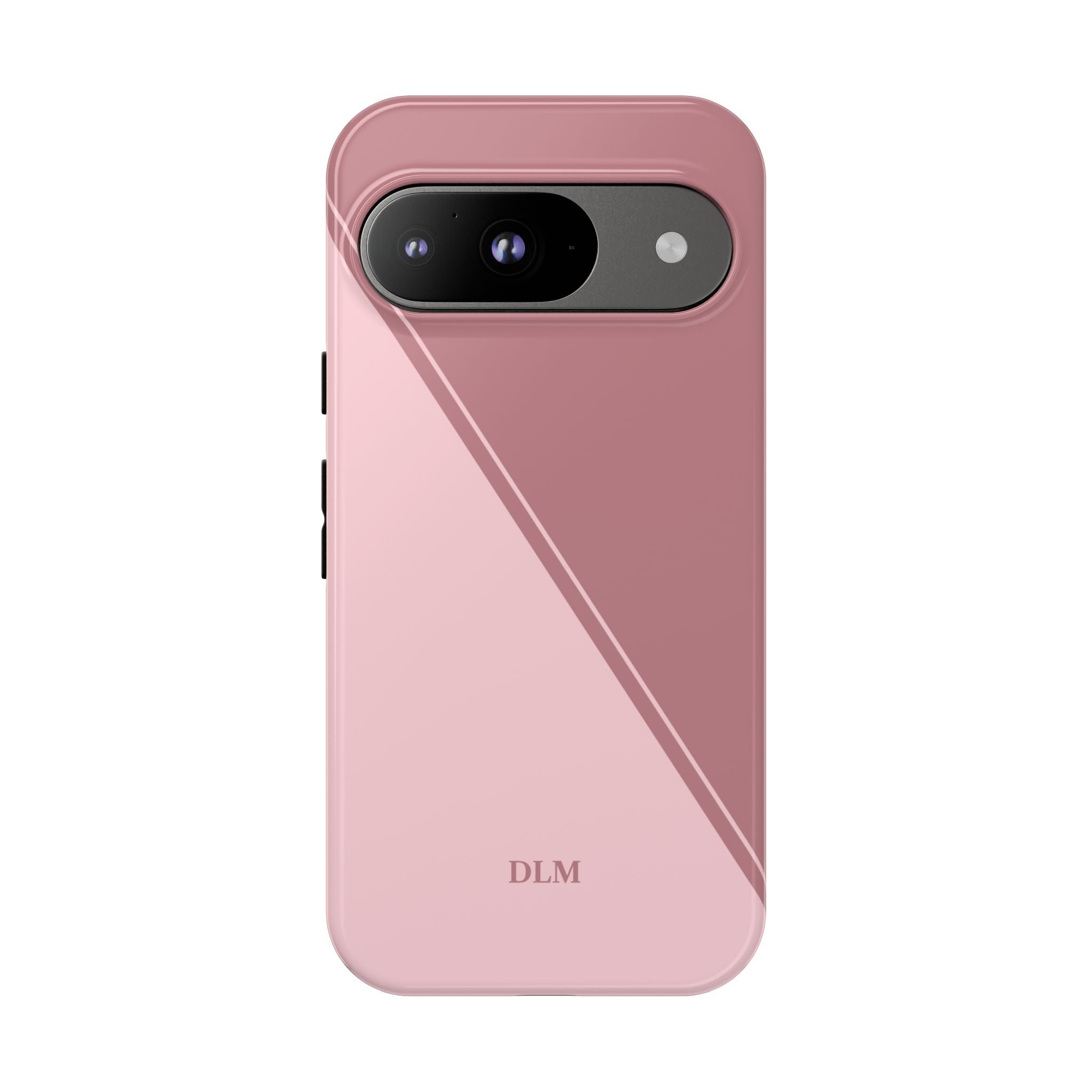 Pinks Two Tone Custom Initials Case