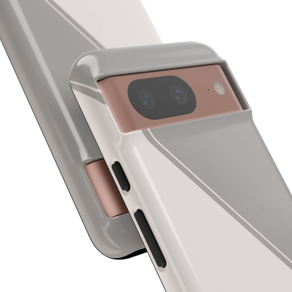 Grey Two Tone Case Custom Initials Case