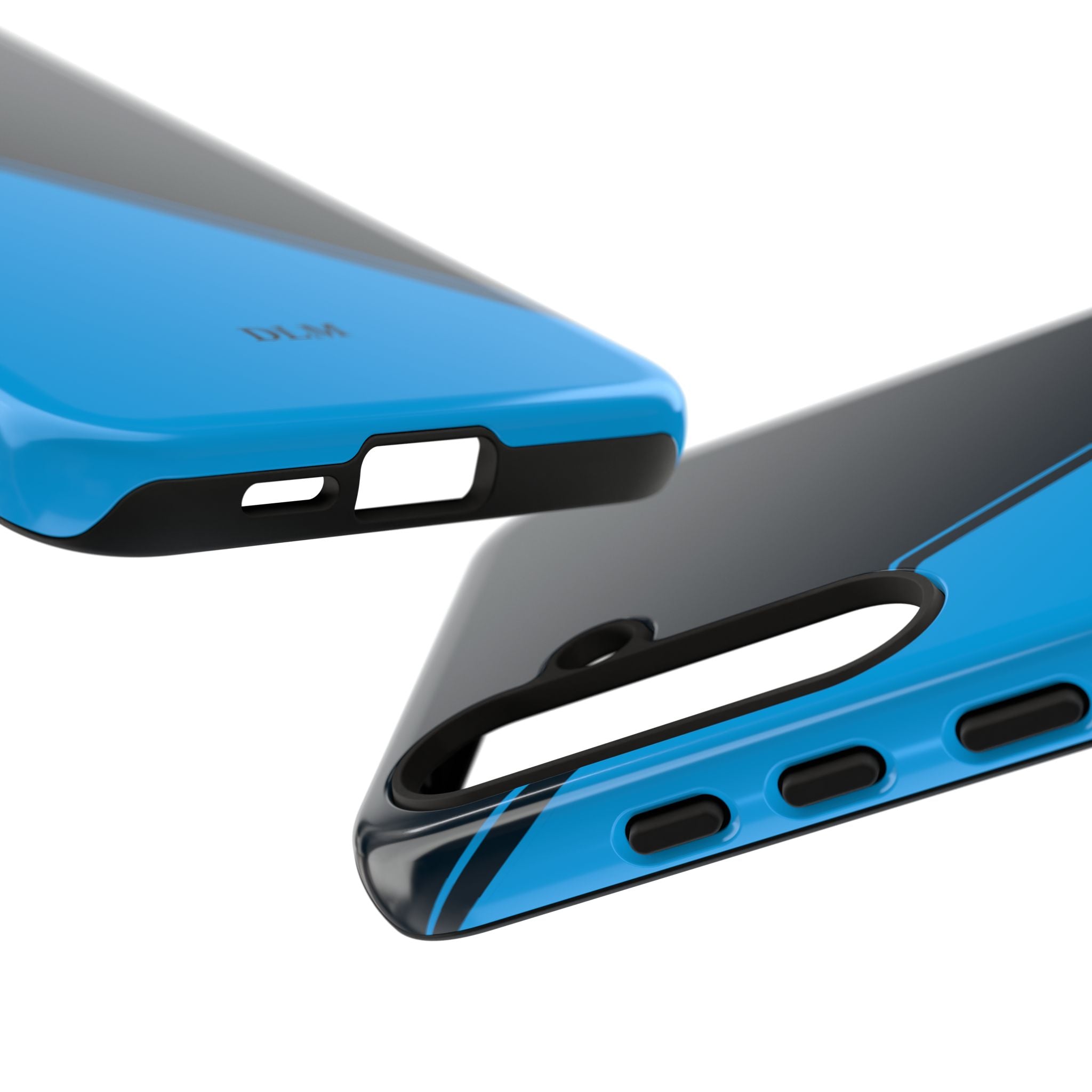 Blues Two Tone Custom Initials Case