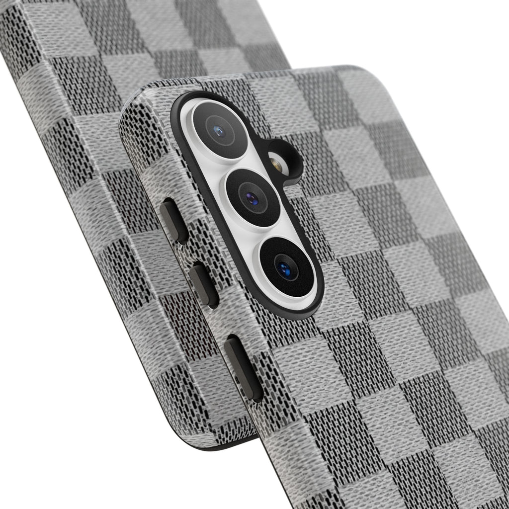 Checkered Grey Phone Case