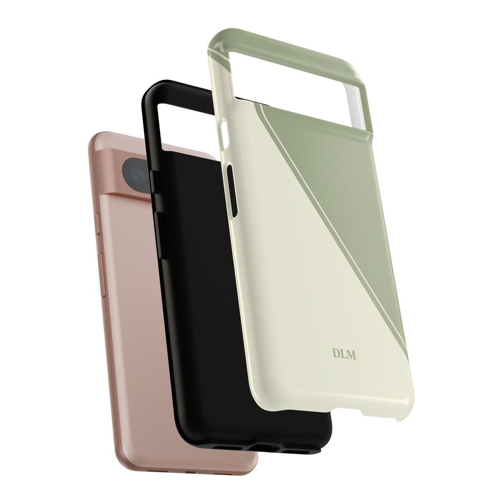 Matcha Two Tone Custom Initials Case