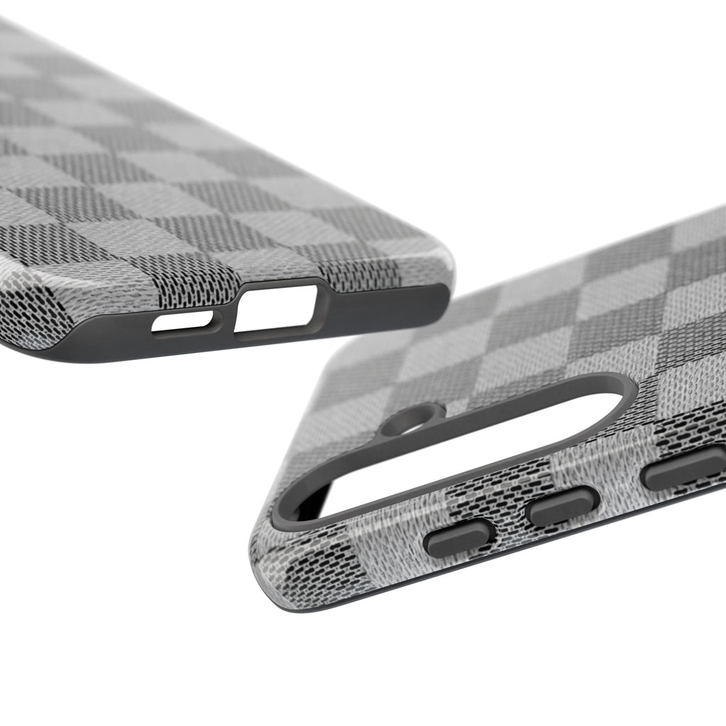 Checkered Grey Phone Case