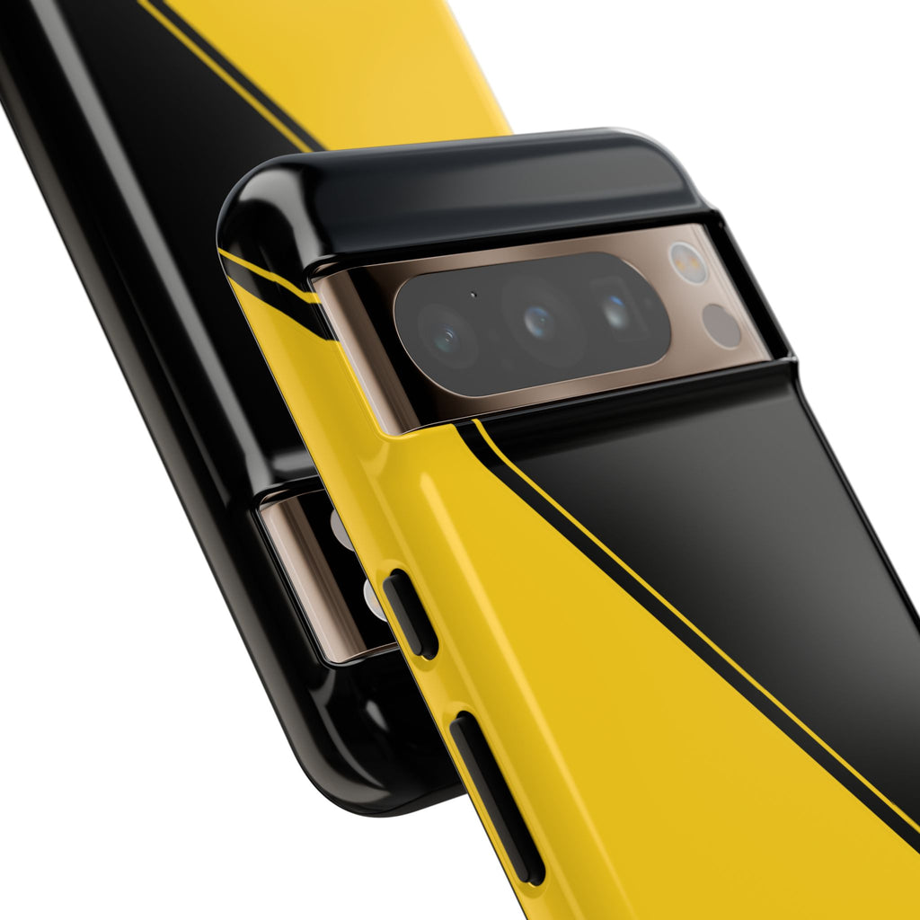 Yellow/Black Two Tone Custom Initials Case