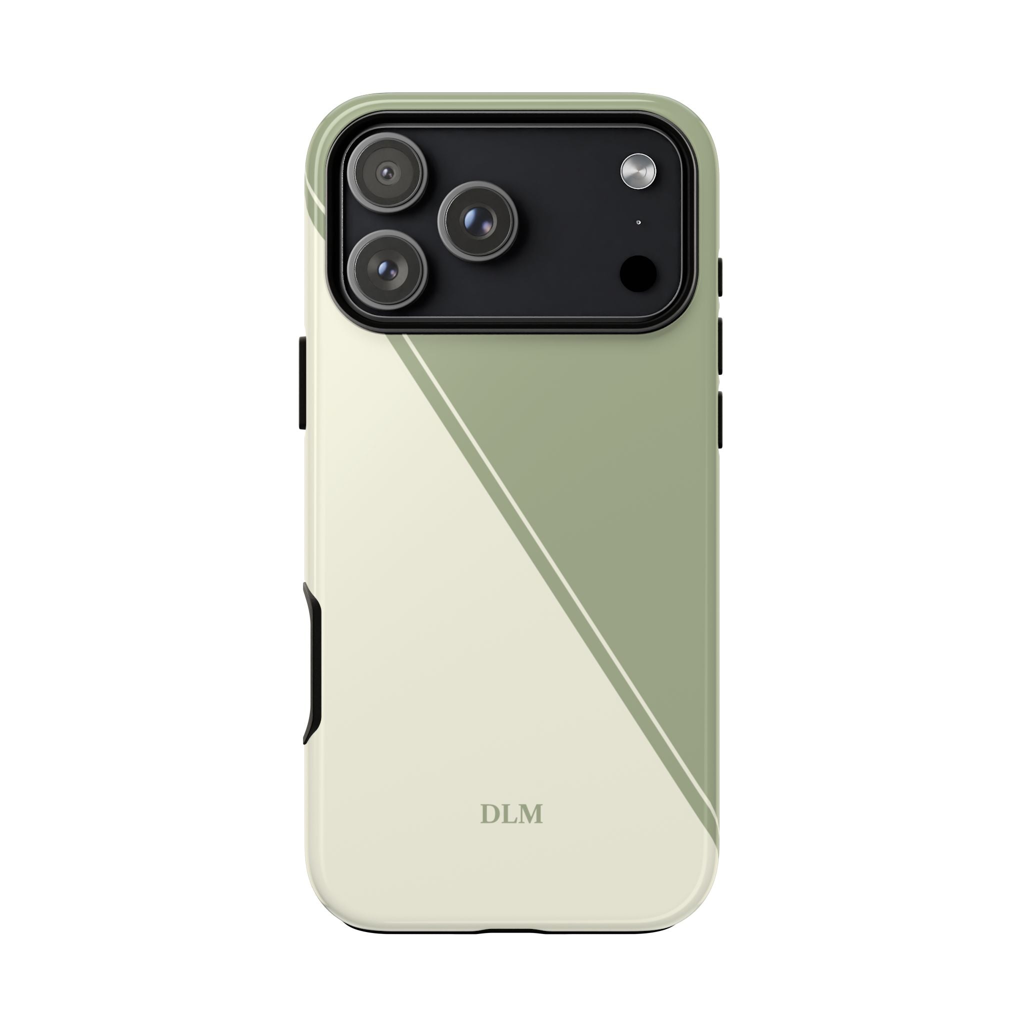 Matcha Two Tone Custom Initials Case