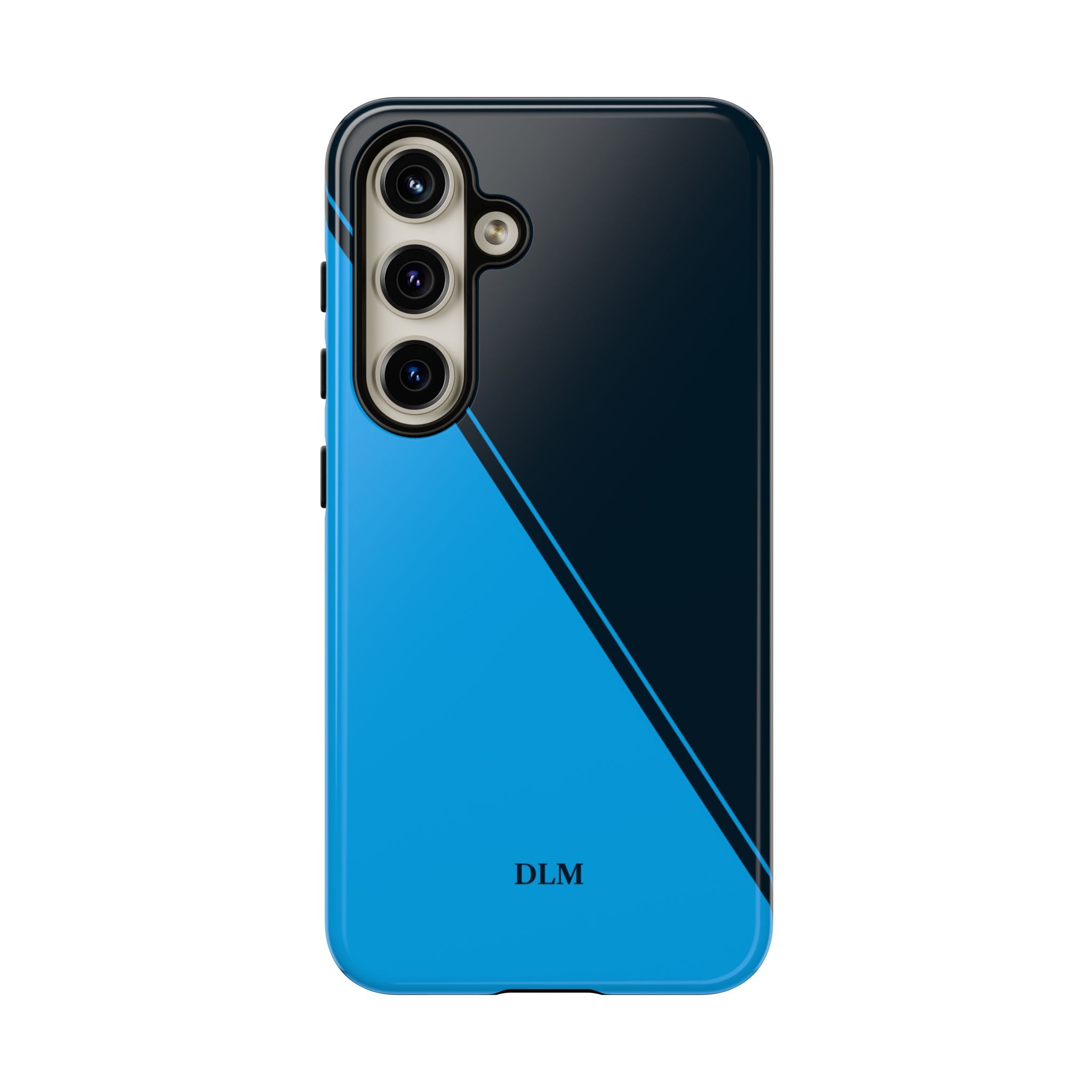 Blues Two Tone Custom Initials Case