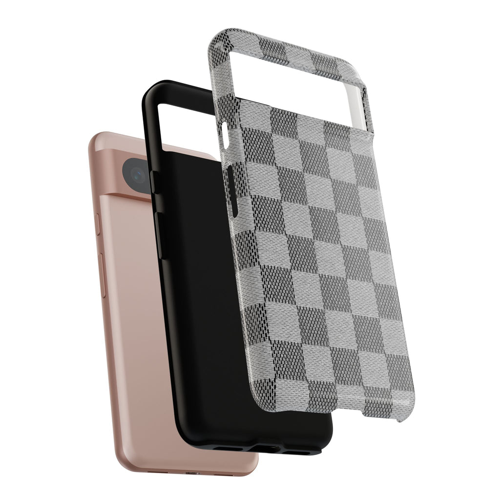 Checkered Grey Phone Case