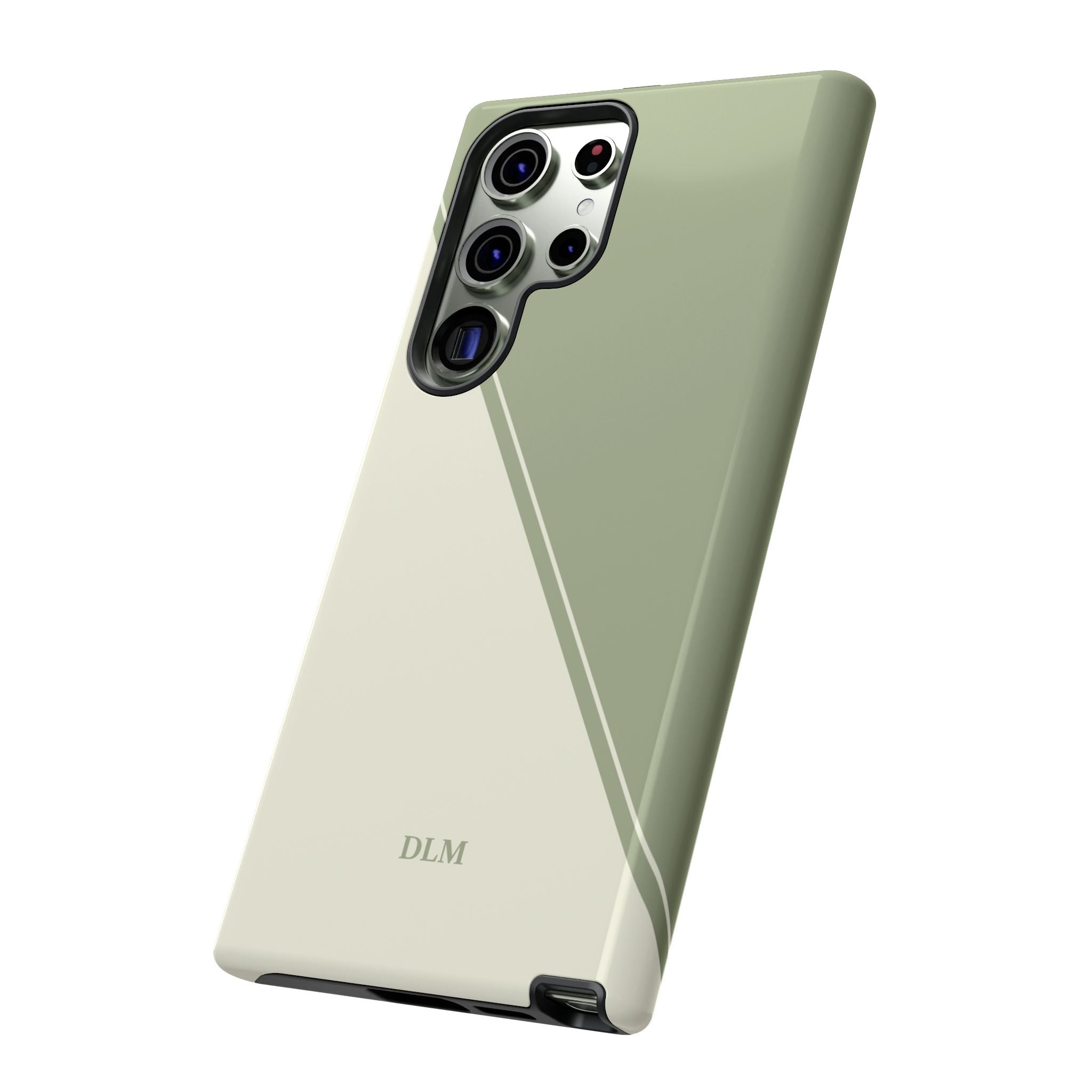 Matcha Two Tone Custom Initials Case