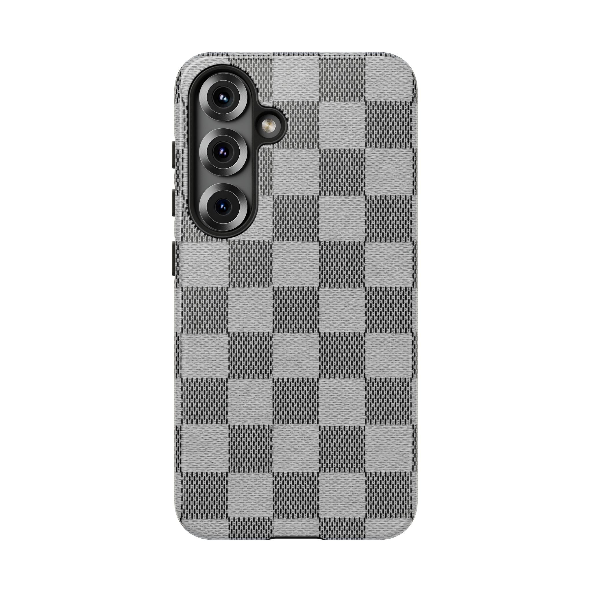 Checkered Grey Phone Case