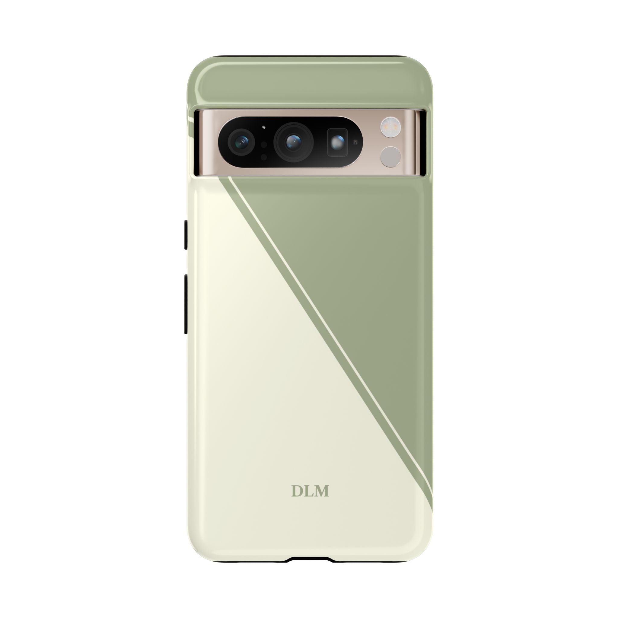 Matcha Two Tone Custom Initials Case