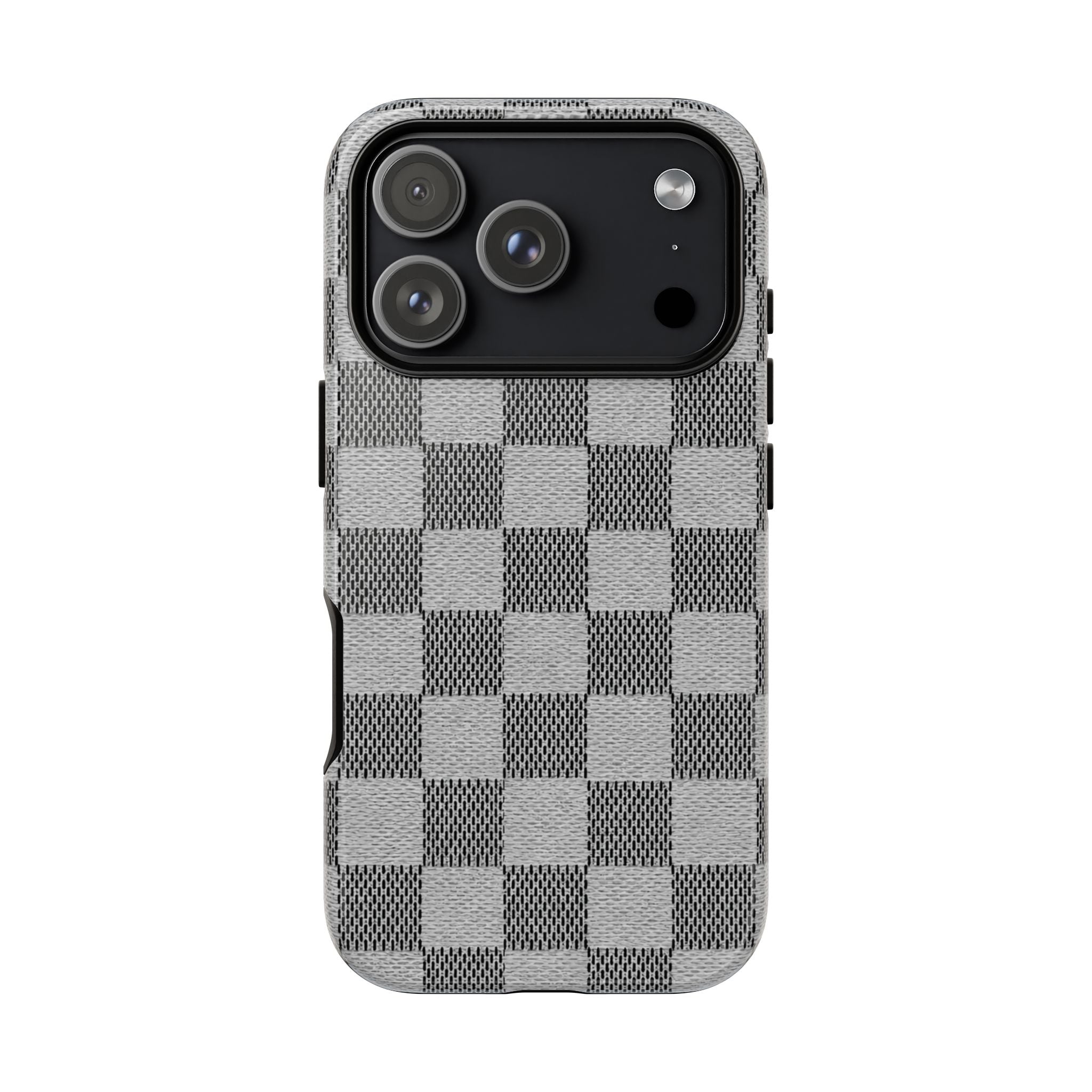 Checkered Grey Phone Case