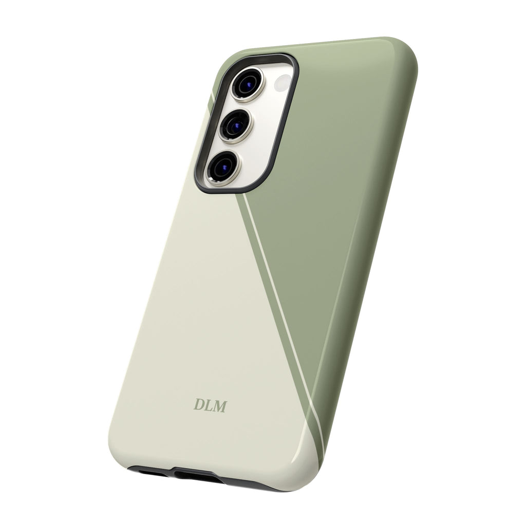 Matcha Two Tone Custom Initials Case