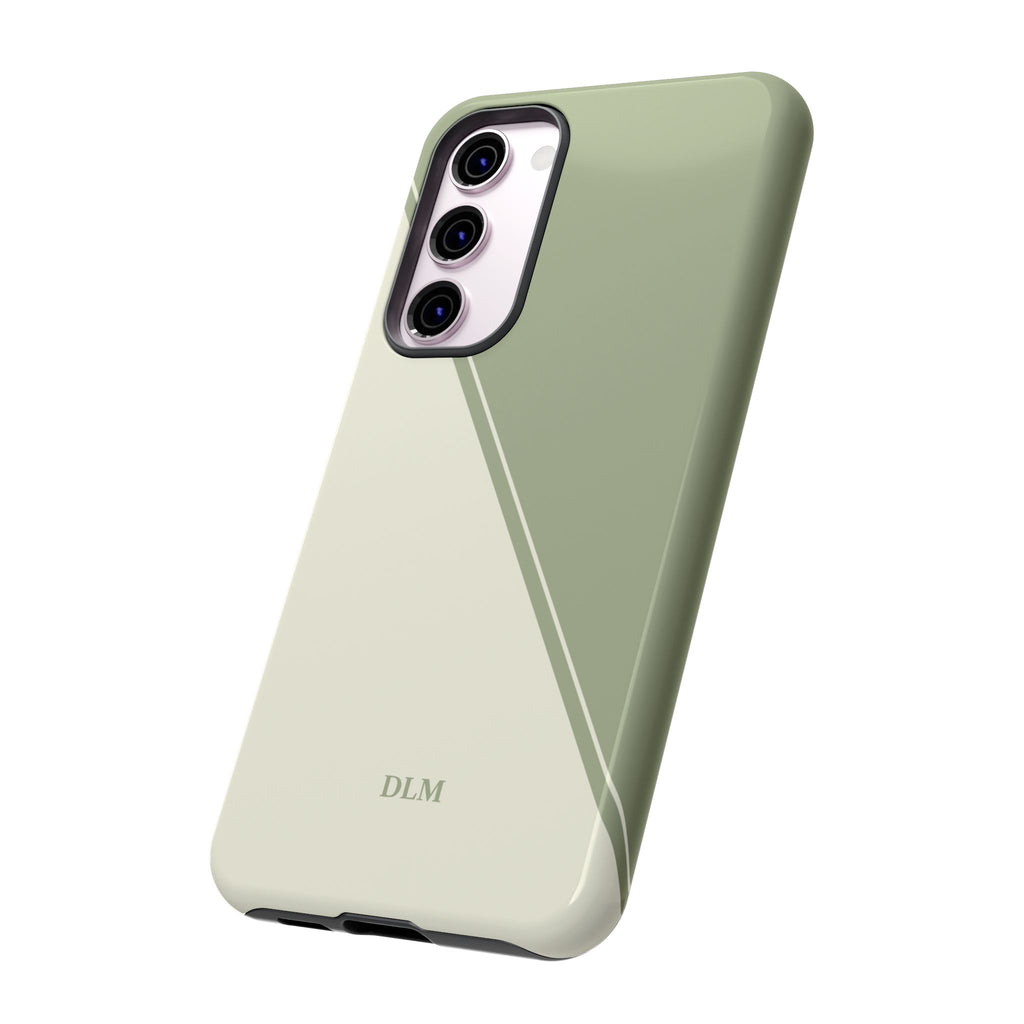 Matcha Two Tone Custom Initials Case