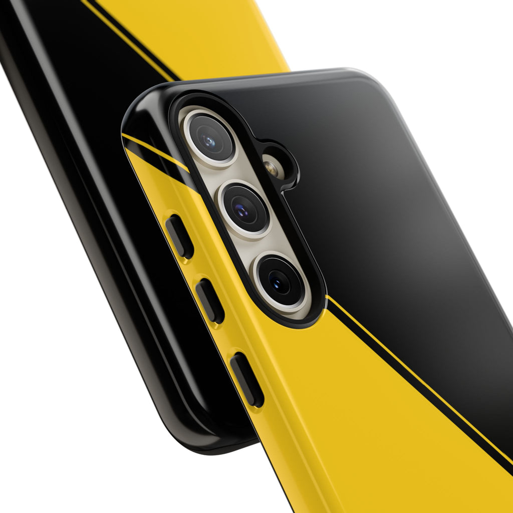 Yellow/Black Two Tone Custom Initials Case