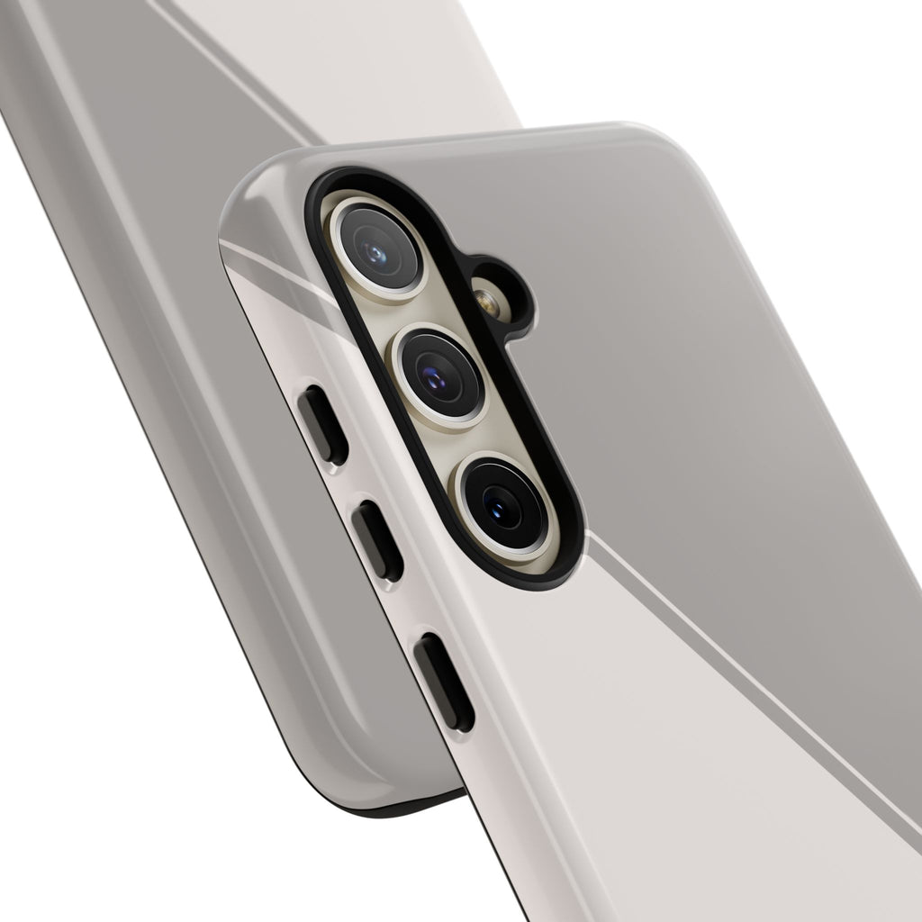Grey Two Tone Case Custom Initials Case