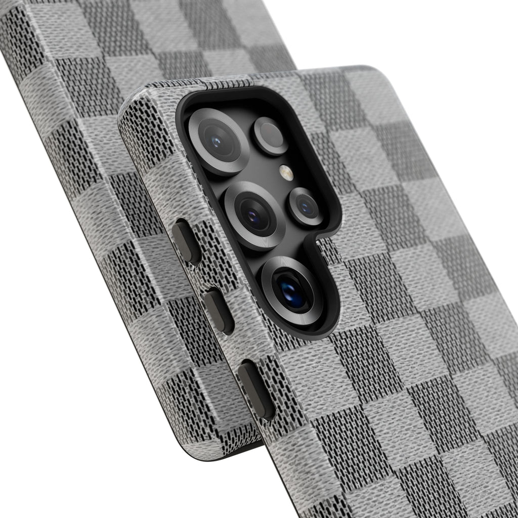 Checkered Grey Phone Case